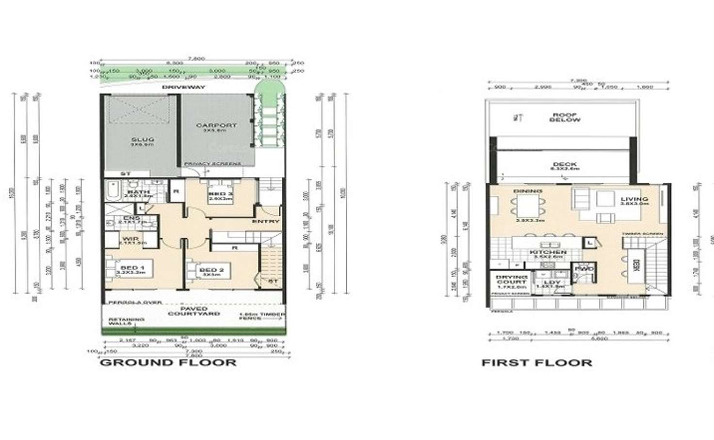 Floorplan of Homely villa listing, 4/33 Diamantina Circuit, Pacific Pines QLD 4211