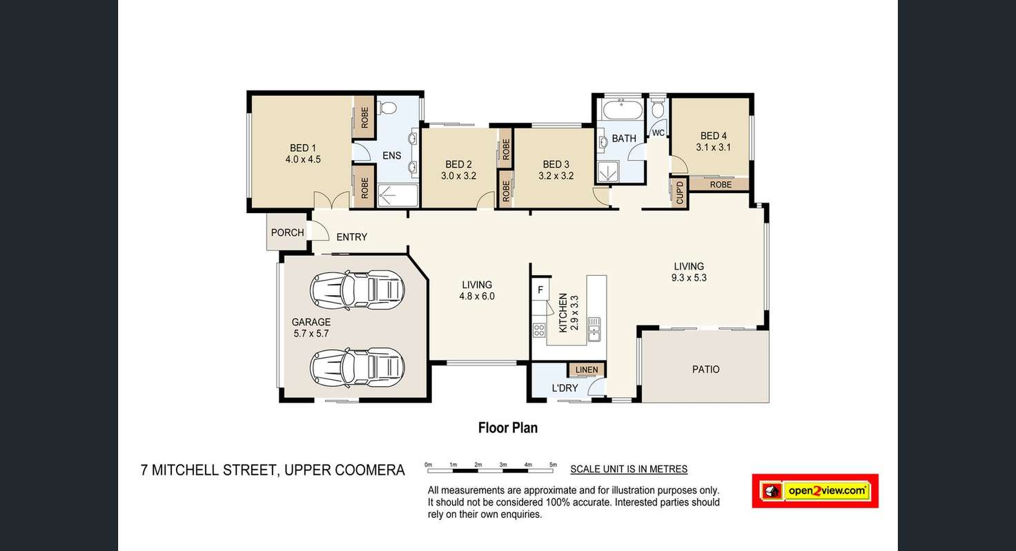 Floorplan of Homely house listing, #7 Mitchell Street, Upper Coomera QLD 4209