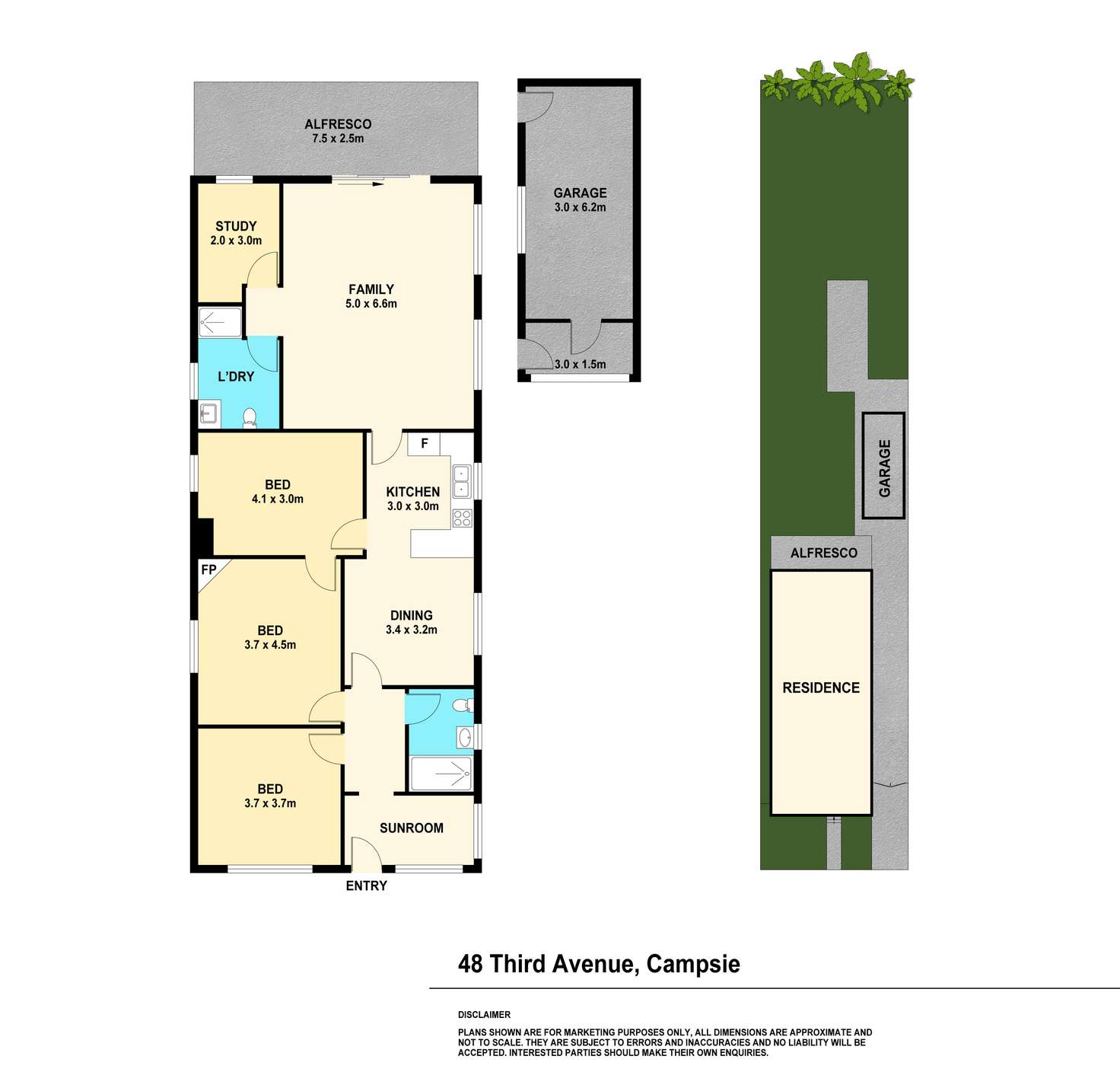 Floorplan of Homely house listing, 48 Third Avenue, Campsie NSW 2194