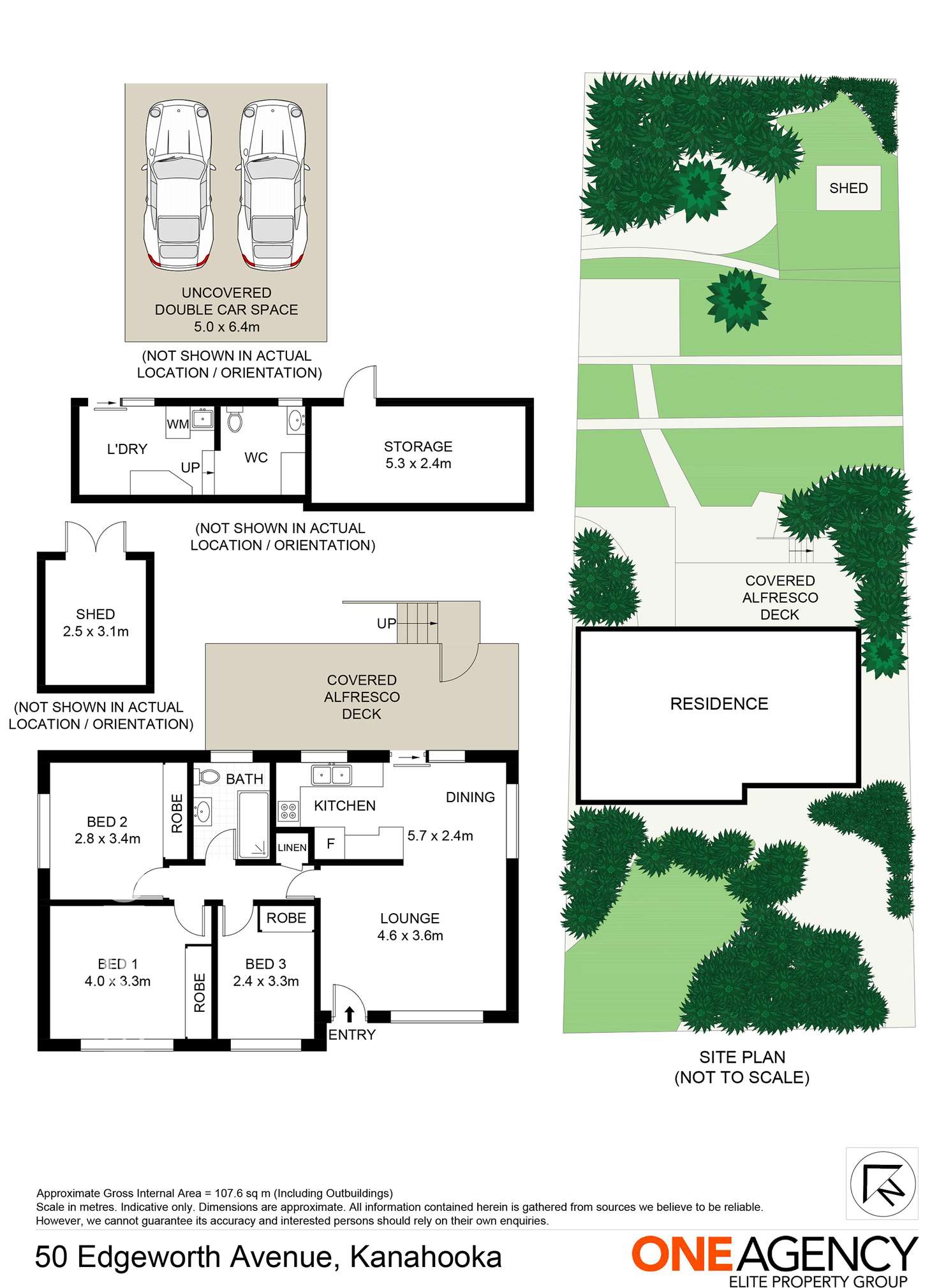 Floorplan of Homely house listing, 50 Edgeworth Avenue, Kanahooka NSW 2530