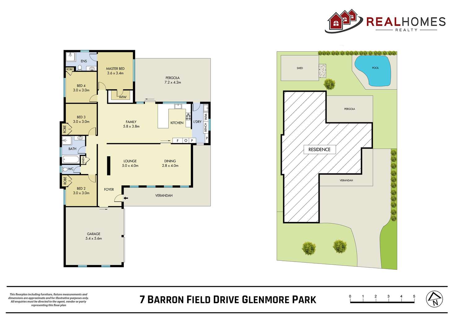 Floorplan of Homely house listing, 7 Barron Field Drive, Glenmore Park NSW 2745