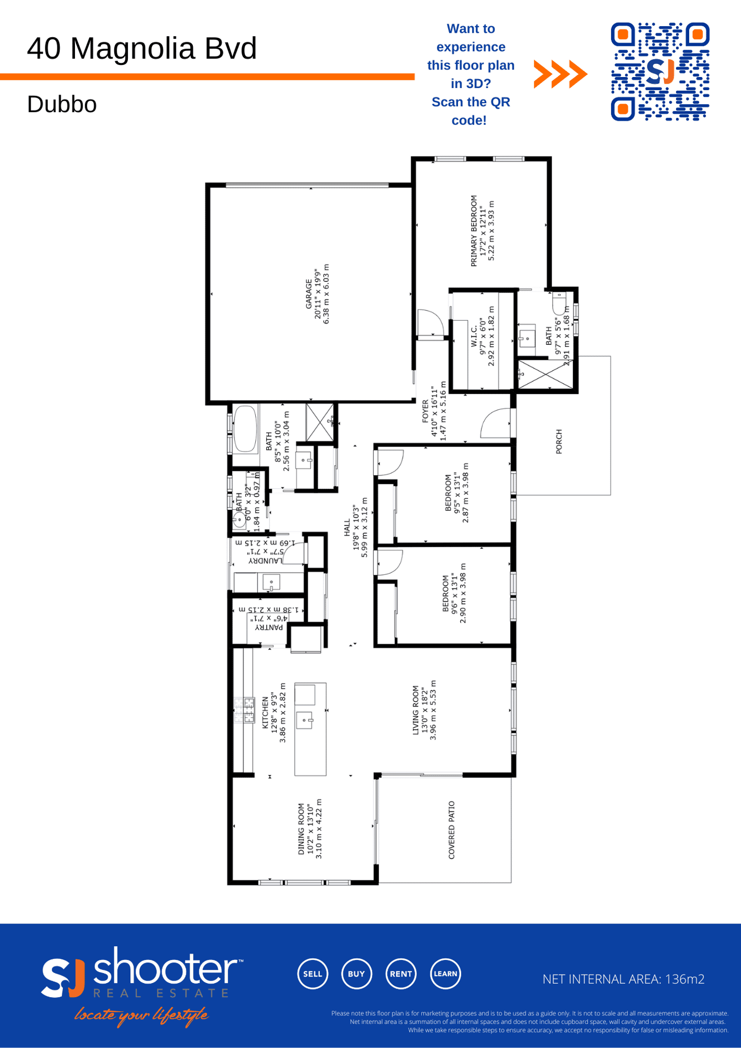 Floorplan of Homely house listing, 40 Magnolia Boulevard, Dubbo NSW 2830