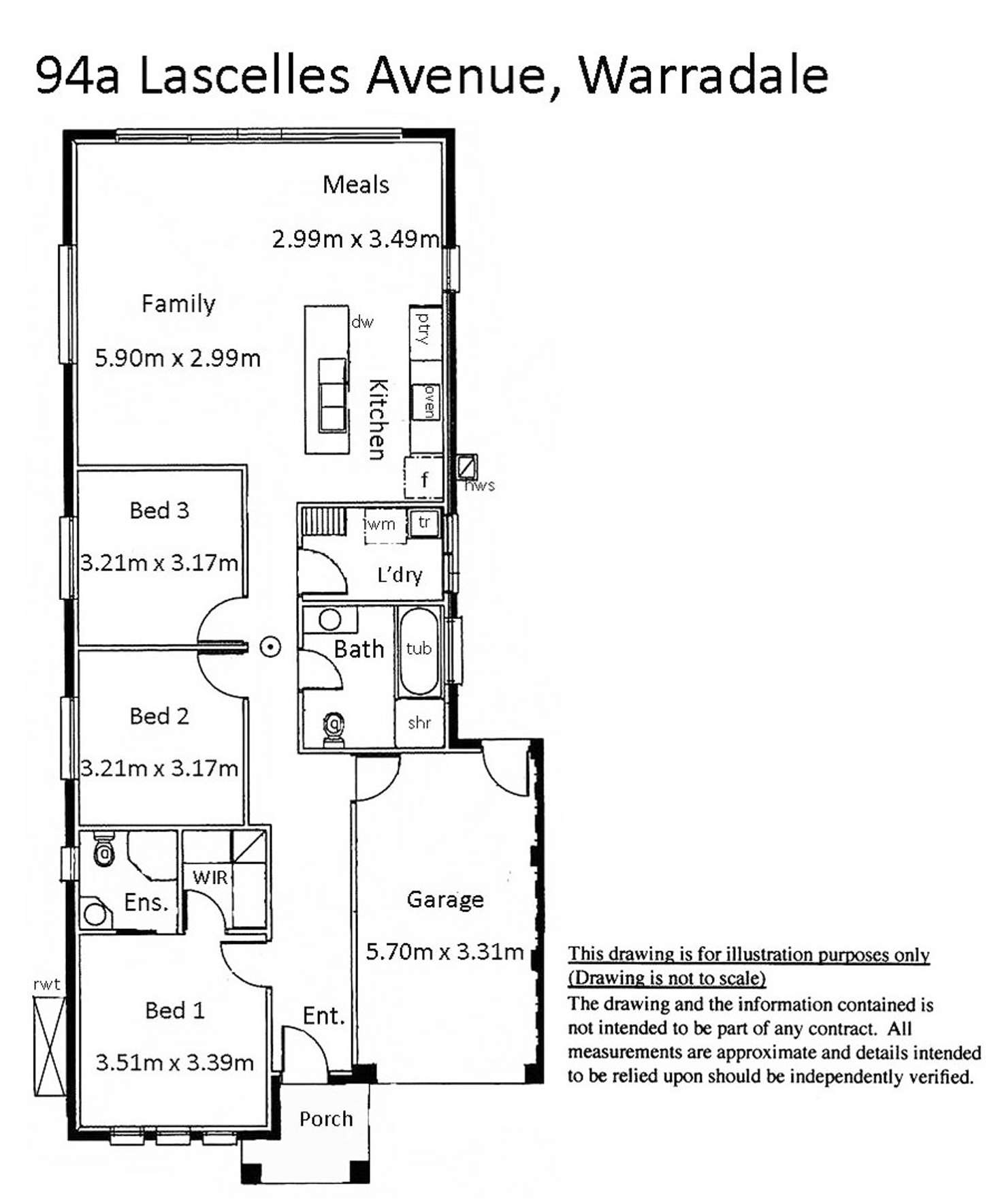 Floorplan of Homely house listing, 94A Lascelles Avenue, Warradale SA 5046