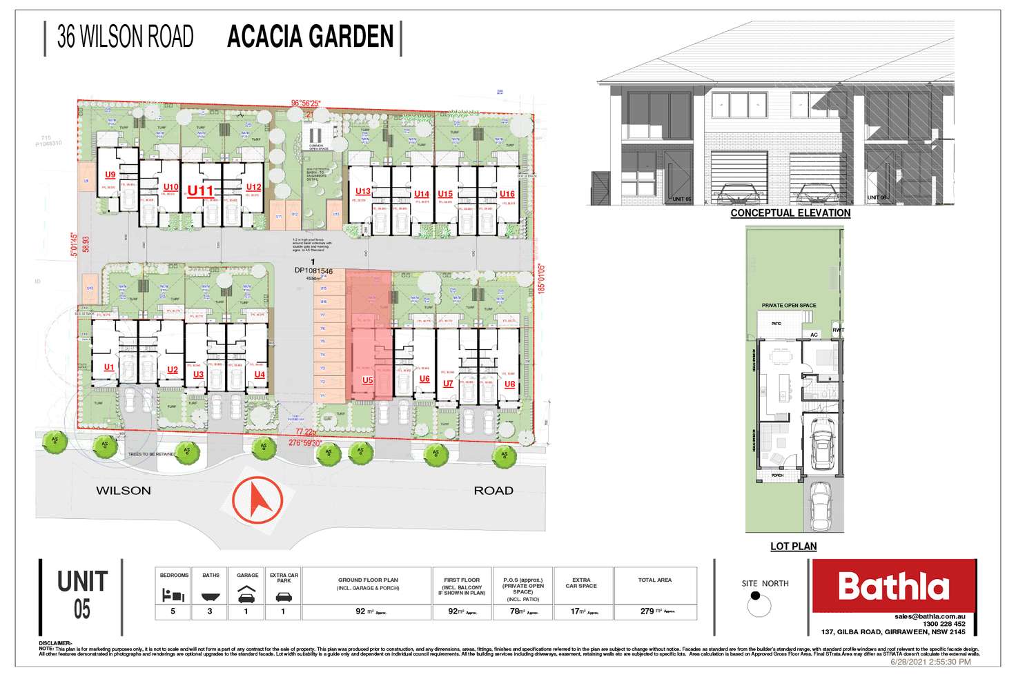Floorplan of Homely townhouse listing, Th 5 / 36 Wilson Road ( Proposed Address ), Acacia Gardens NSW 2763