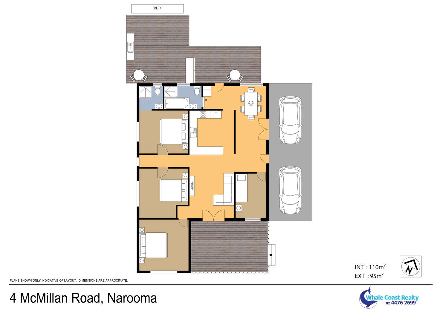 Floorplan of Homely house listing, 4 McMillan Road, Narooma NSW 2546