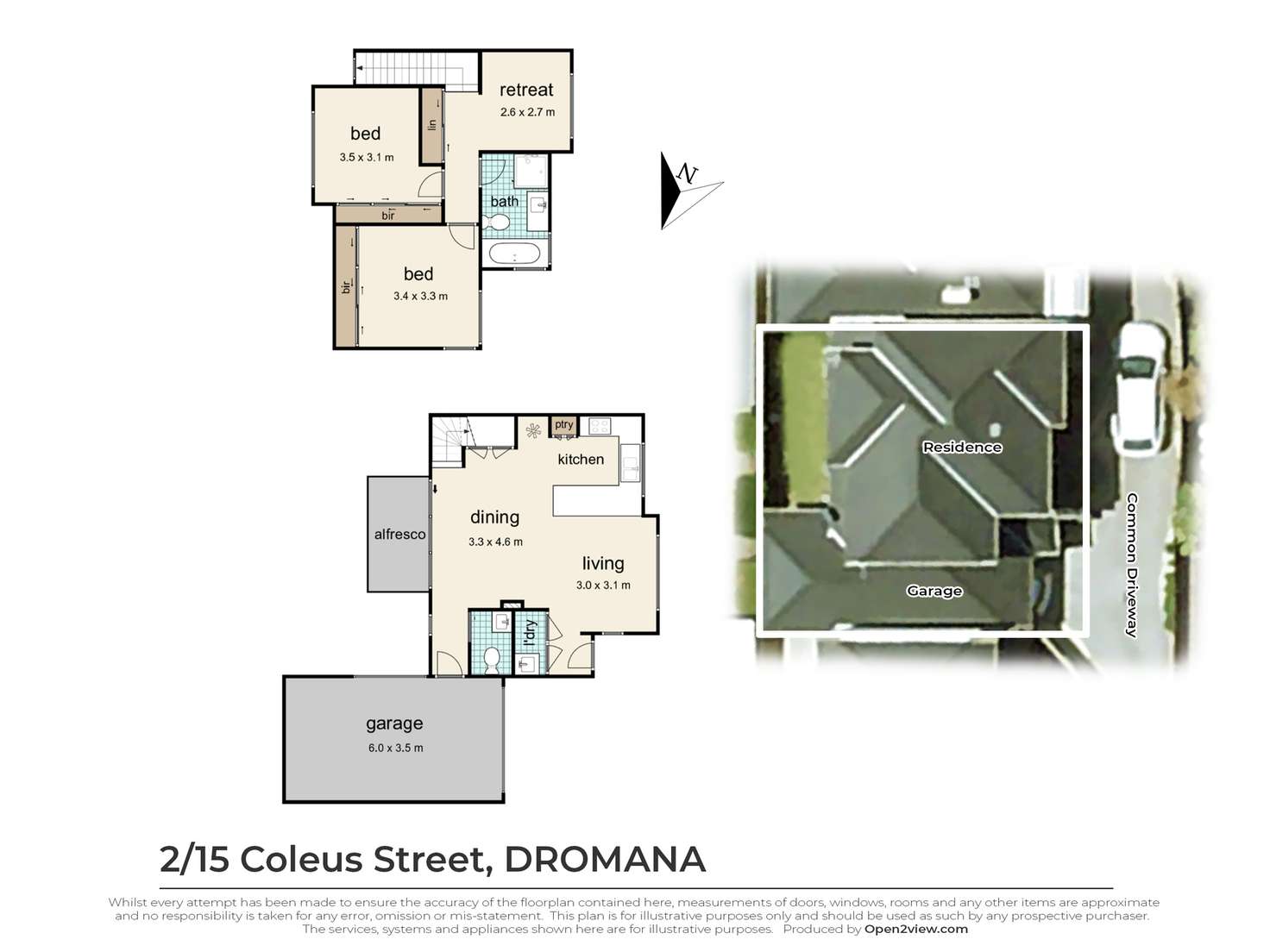 Floorplan of Homely unit listing, 2/15 Coleus Street, Dromana VIC 3936