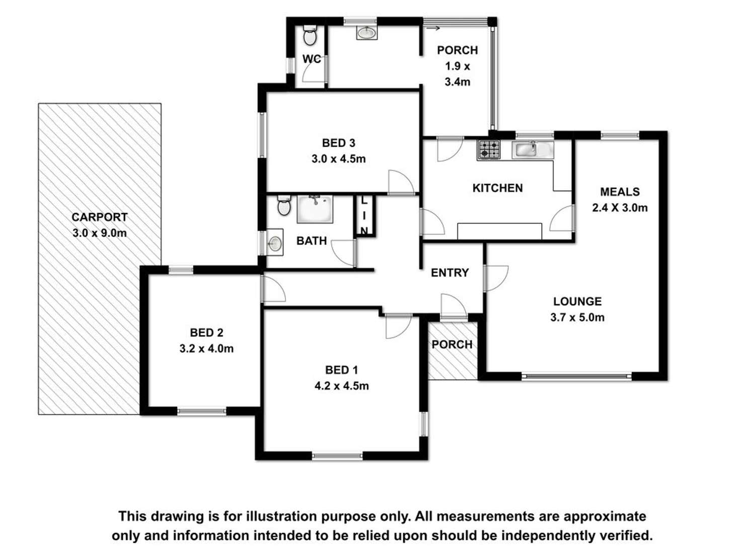 Floorplan of Homely house listing, 104 Bertha Street, Mount Gambier SA 5290
