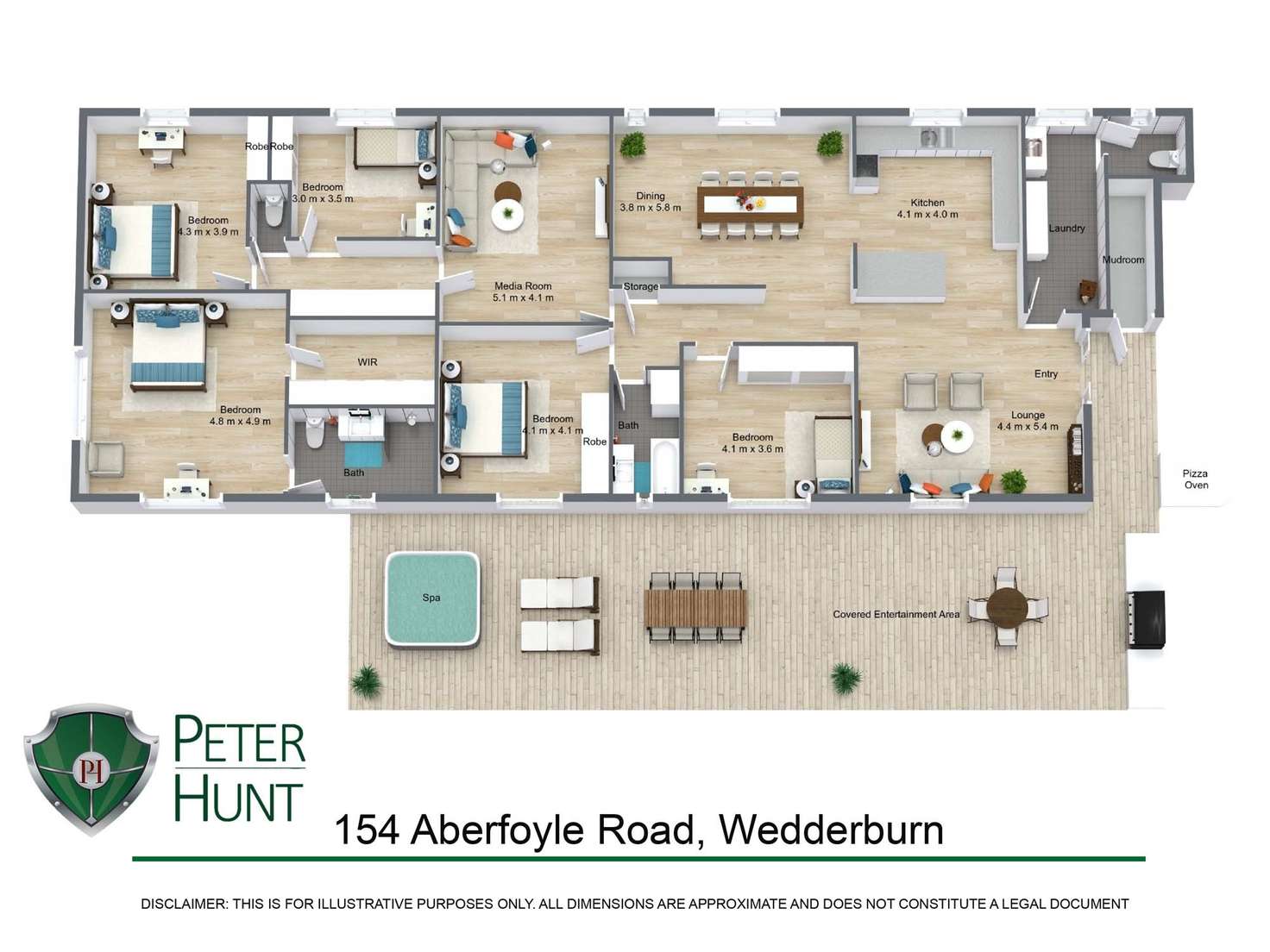 Floorplan of Homely acreageSemiRural listing, 154 Aberfoyle Road, Wedderburn NSW 2560