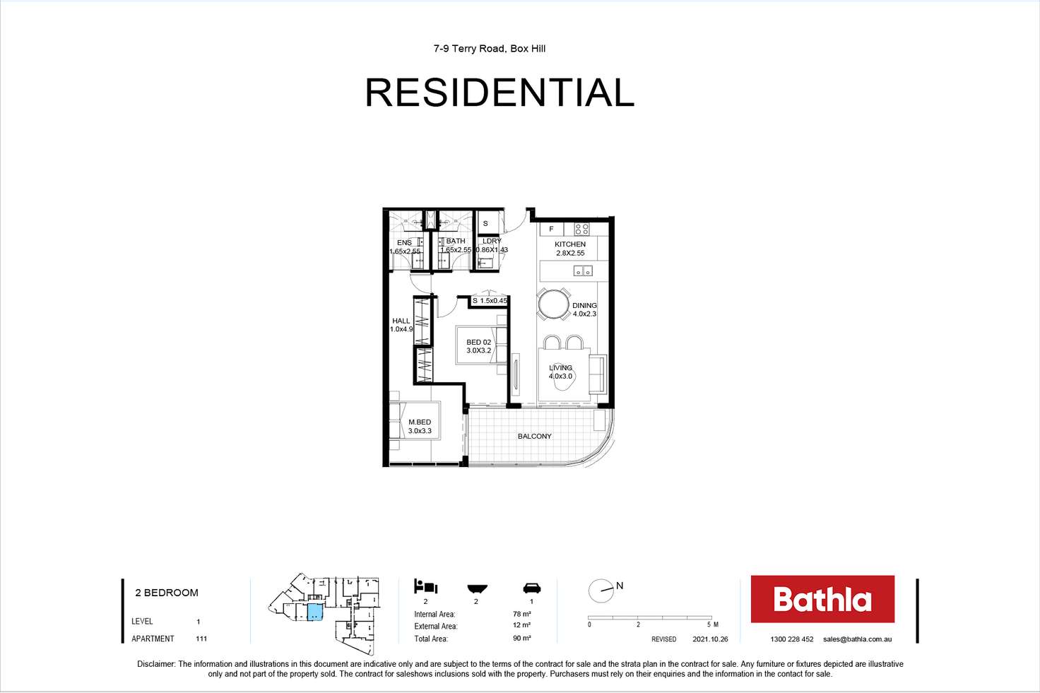 Floorplan of Homely apartment listing, 111 / 7-9 Terry Road ( Proposed Address, Box Hill NSW 2765