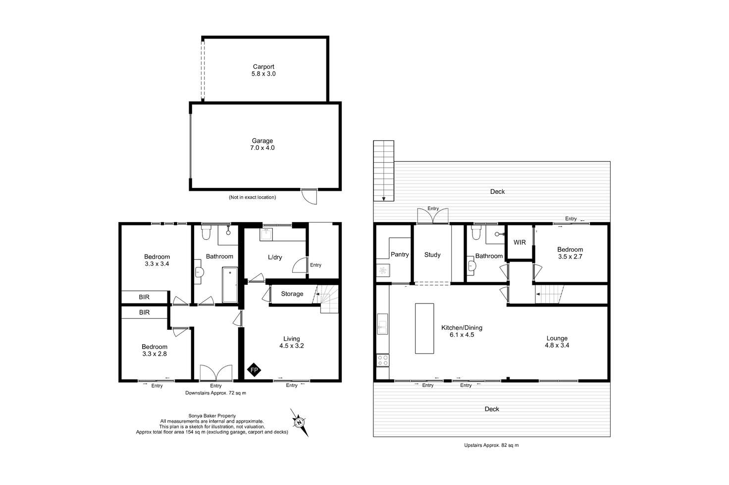 Floorplan of Homely house listing, 70 Irby Boulevard, Sisters Beach TAS 7321