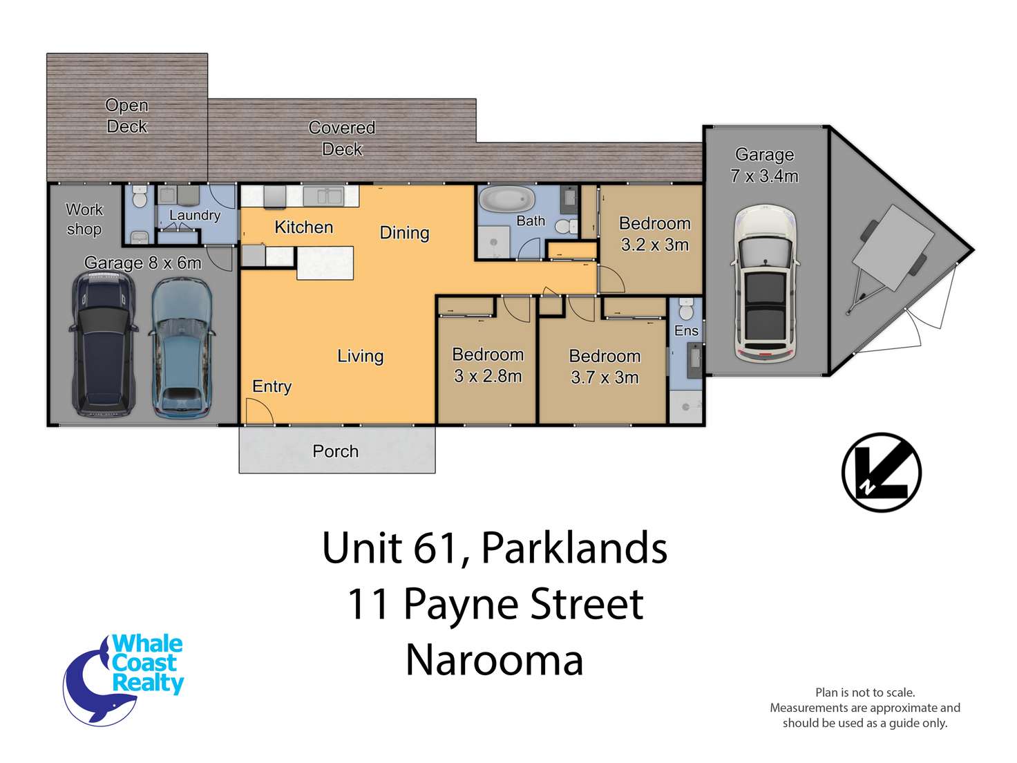 Floorplan of Homely townhouse listing, 61/11 Payne Street, Narooma NSW 2546