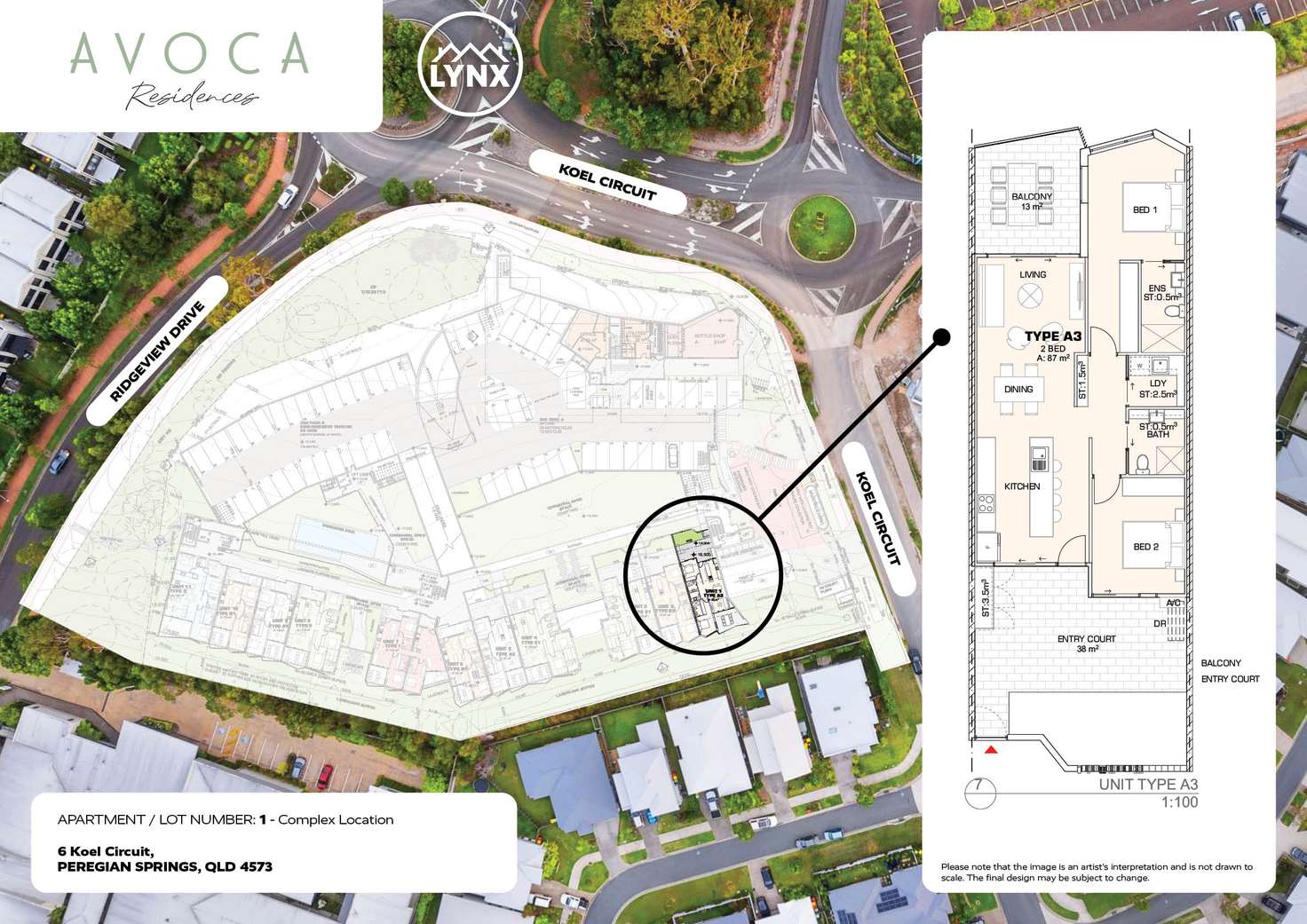 Floorplan of Homely apartment listing, 4/6 Koel Circuit, Peregian Springs QLD 4573