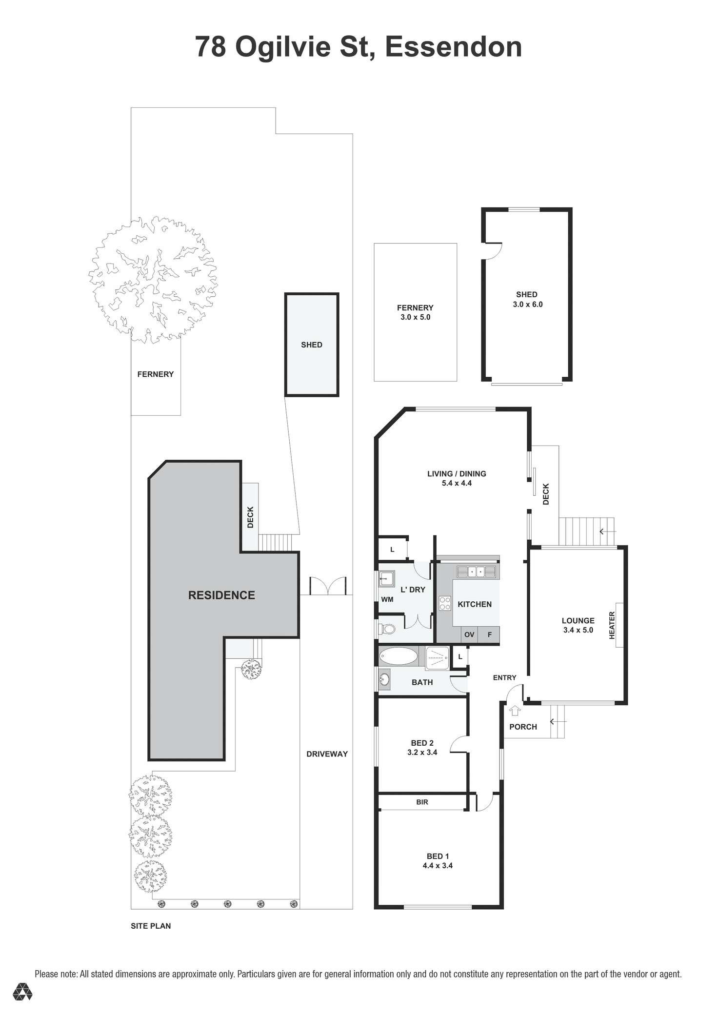 Floorplan of Homely house listing, 78 Ogilvie Street, Essendon VIC 3040