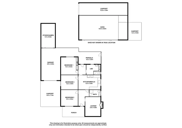 Floorplan of Homely house listing, 906 Oneils Lane, Furner SA 5280