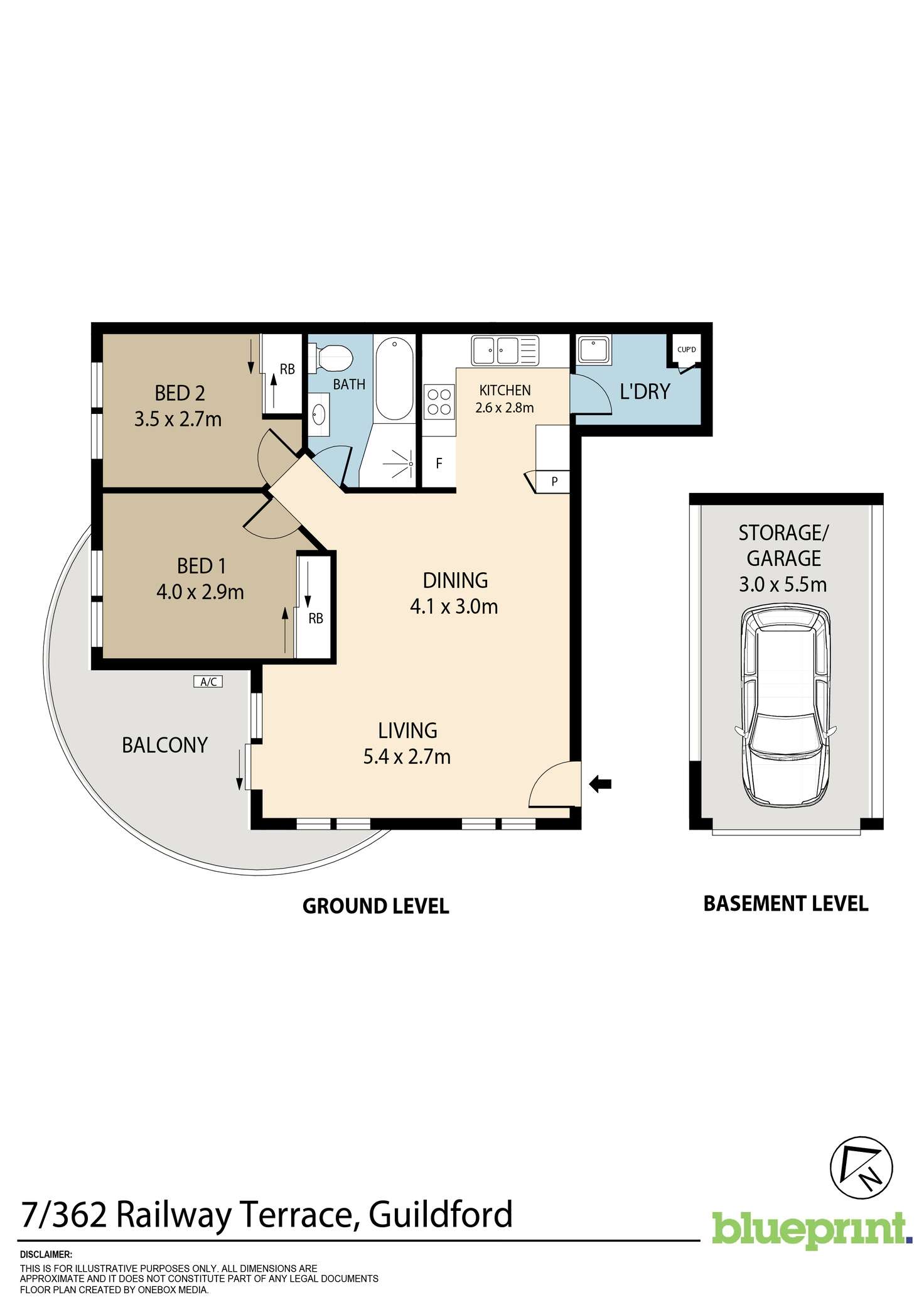 Floorplan of Homely apartment listing, 7/362 - 364 Railway Terrace, Guildford NSW 2161