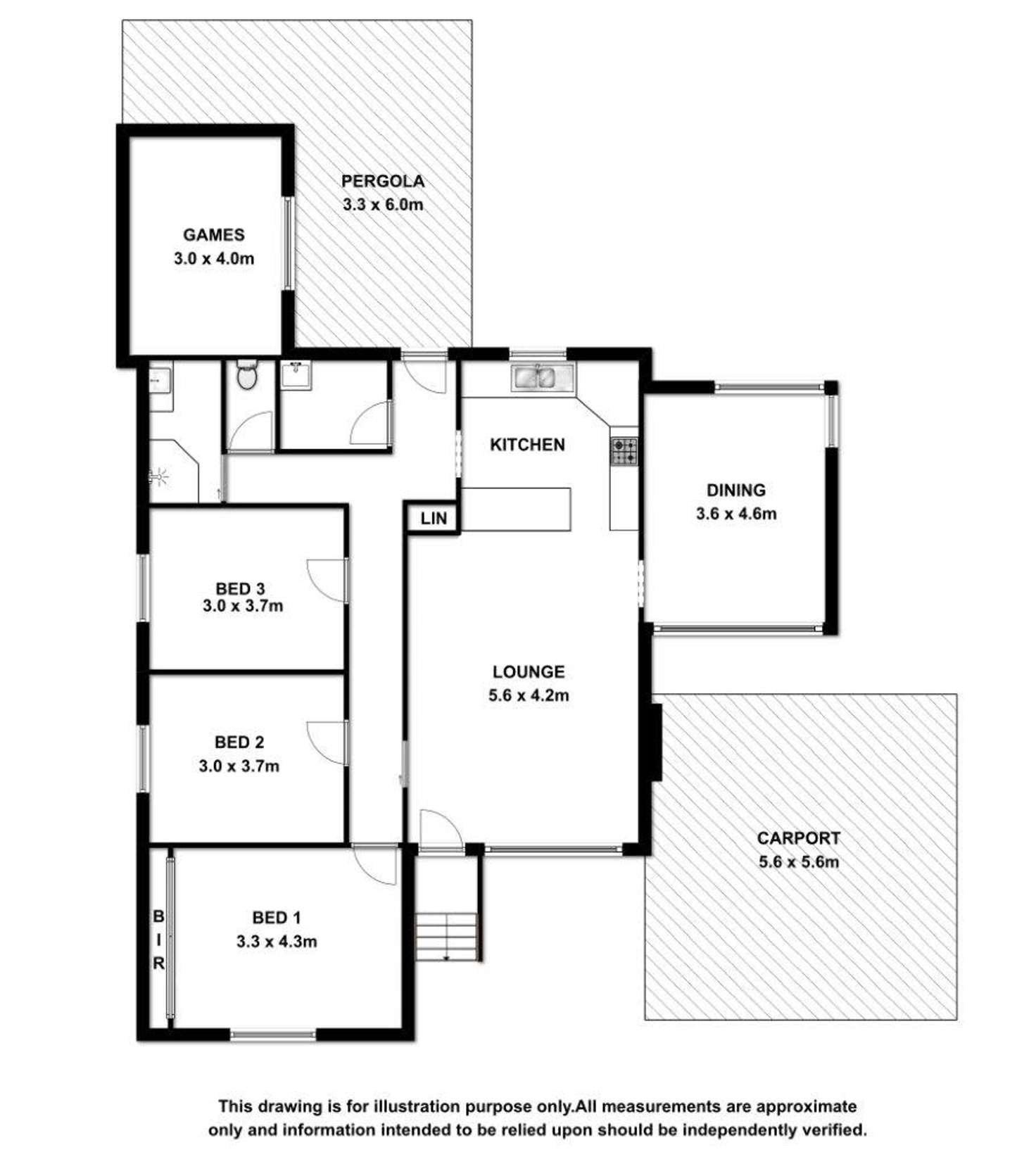 Floorplan of Homely house listing, 8 MACKENZIE STREET, Mount Gambier SA 5290