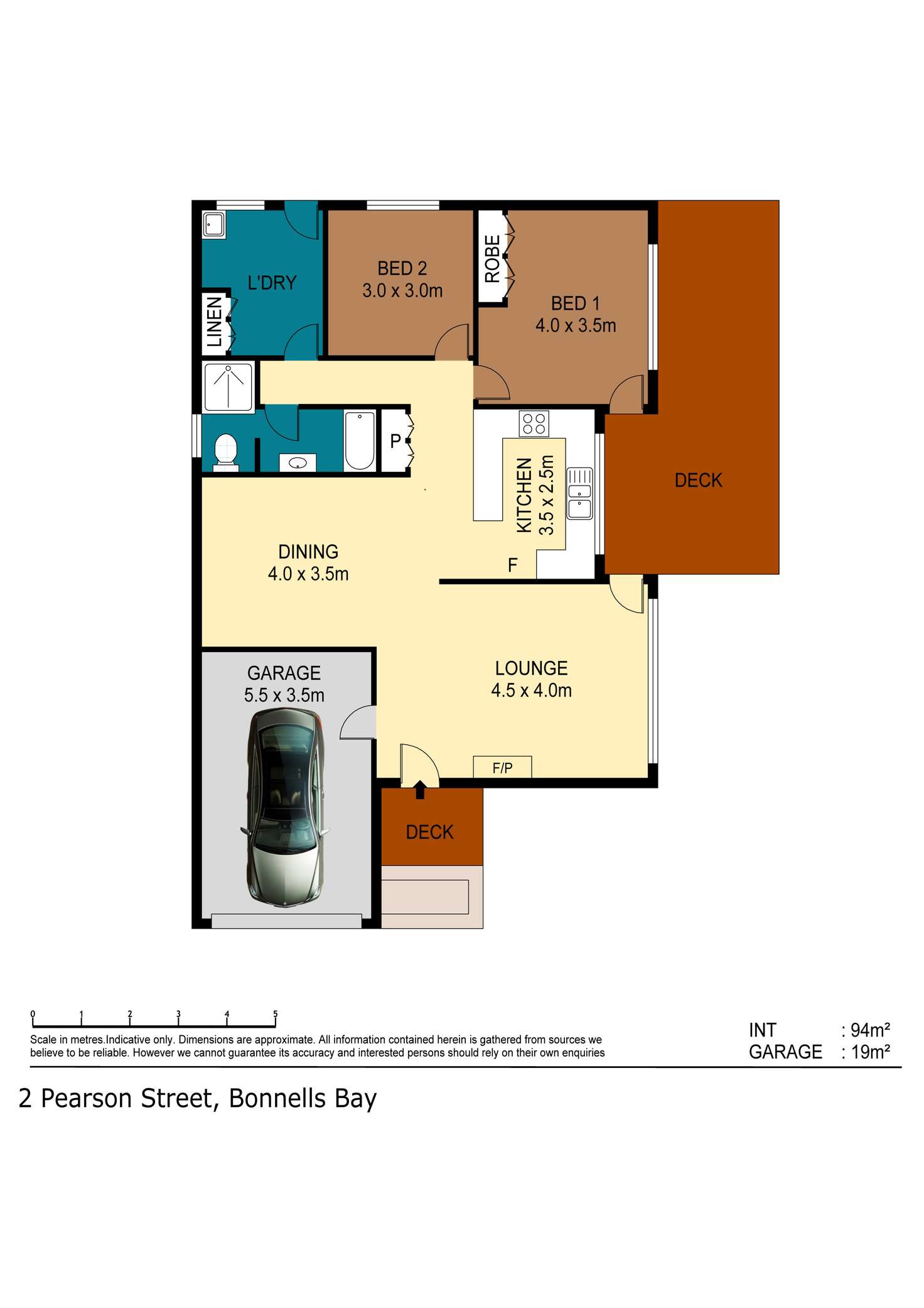 Floorplan of Homely house listing, 2 Pearson Street, Bonnells Bay NSW 2264