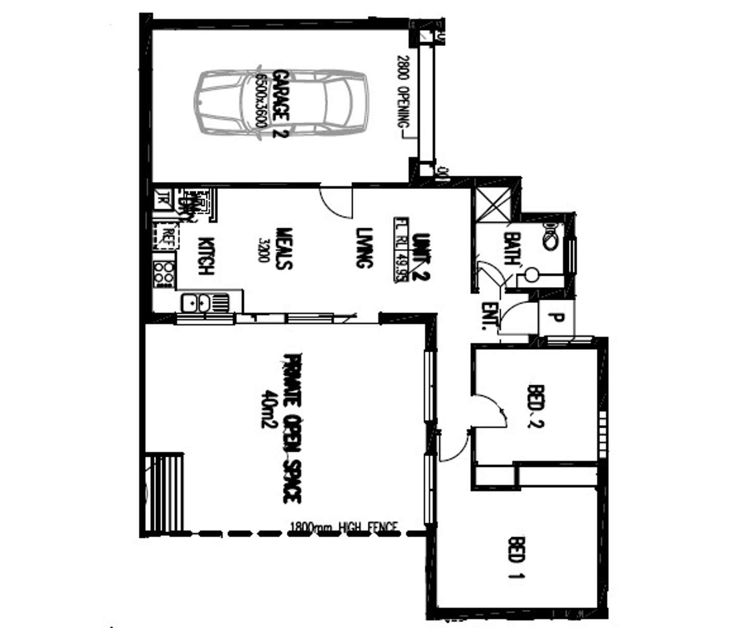 Floorplan of Homely villa listing, 2/33 Stanhope Street, Broadmeadows VIC 3047