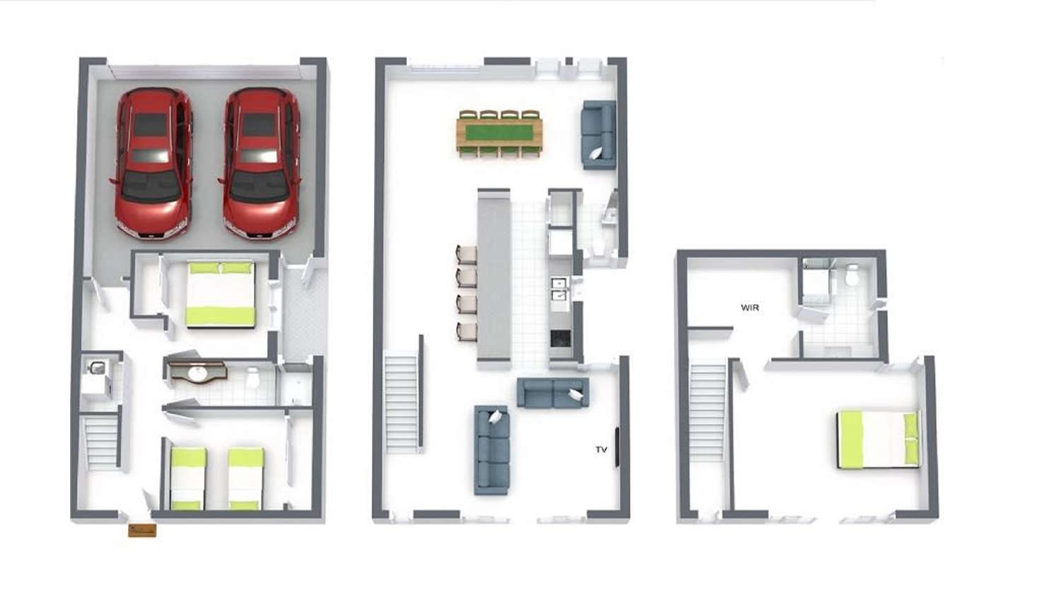 Floorplan of Homely townhouse listing, 12/4-12 Fisher Pde, Ascot Vale VIC 3032