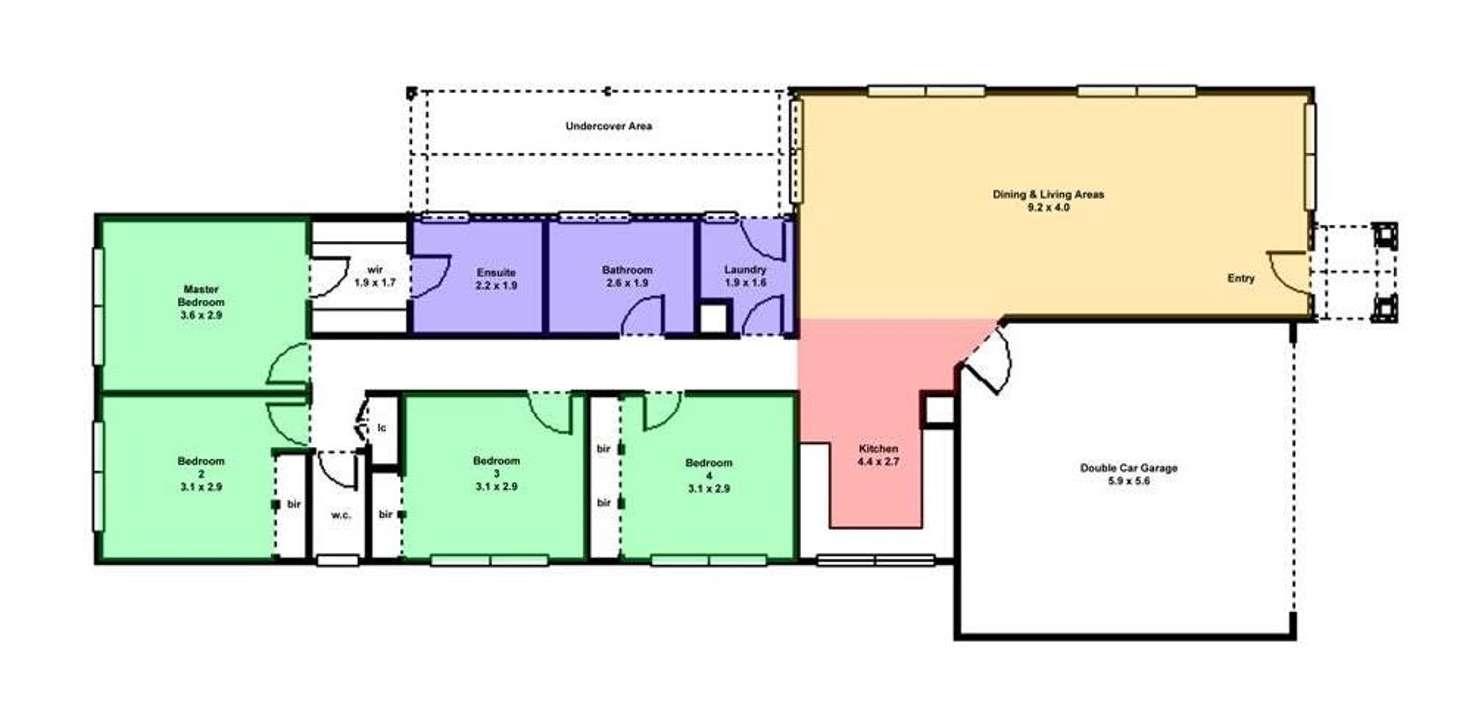 Floorplan of Homely house listing, 6 Oberon Street, Alfredton VIC 3350