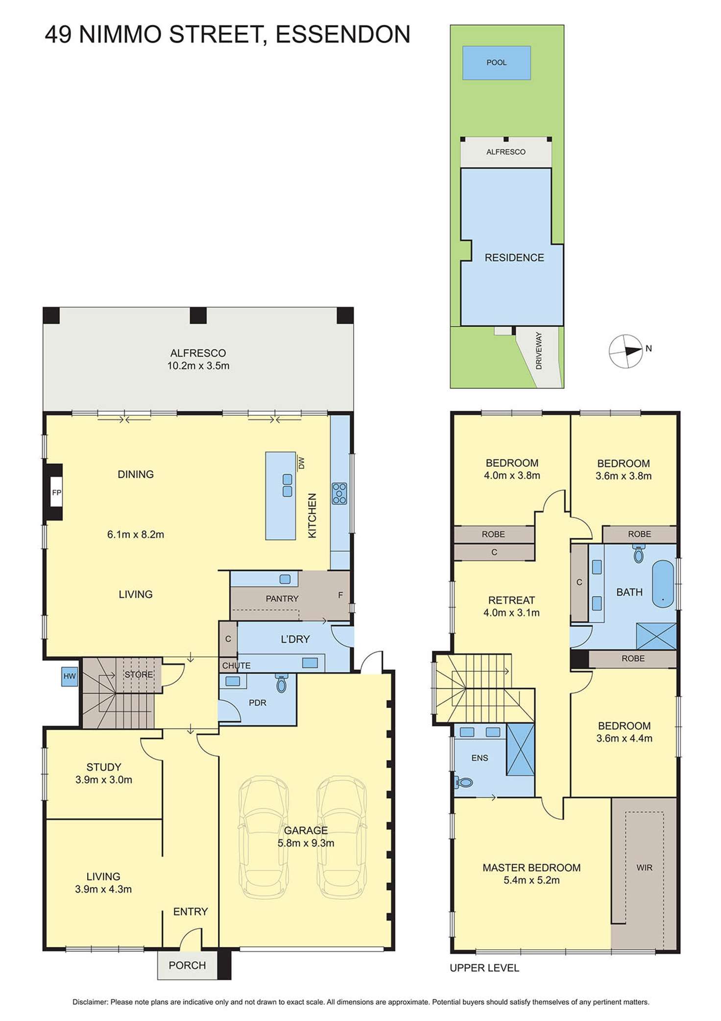 Floorplan of Homely house listing, 49 Nimmo Street, Essendon VIC 3040
