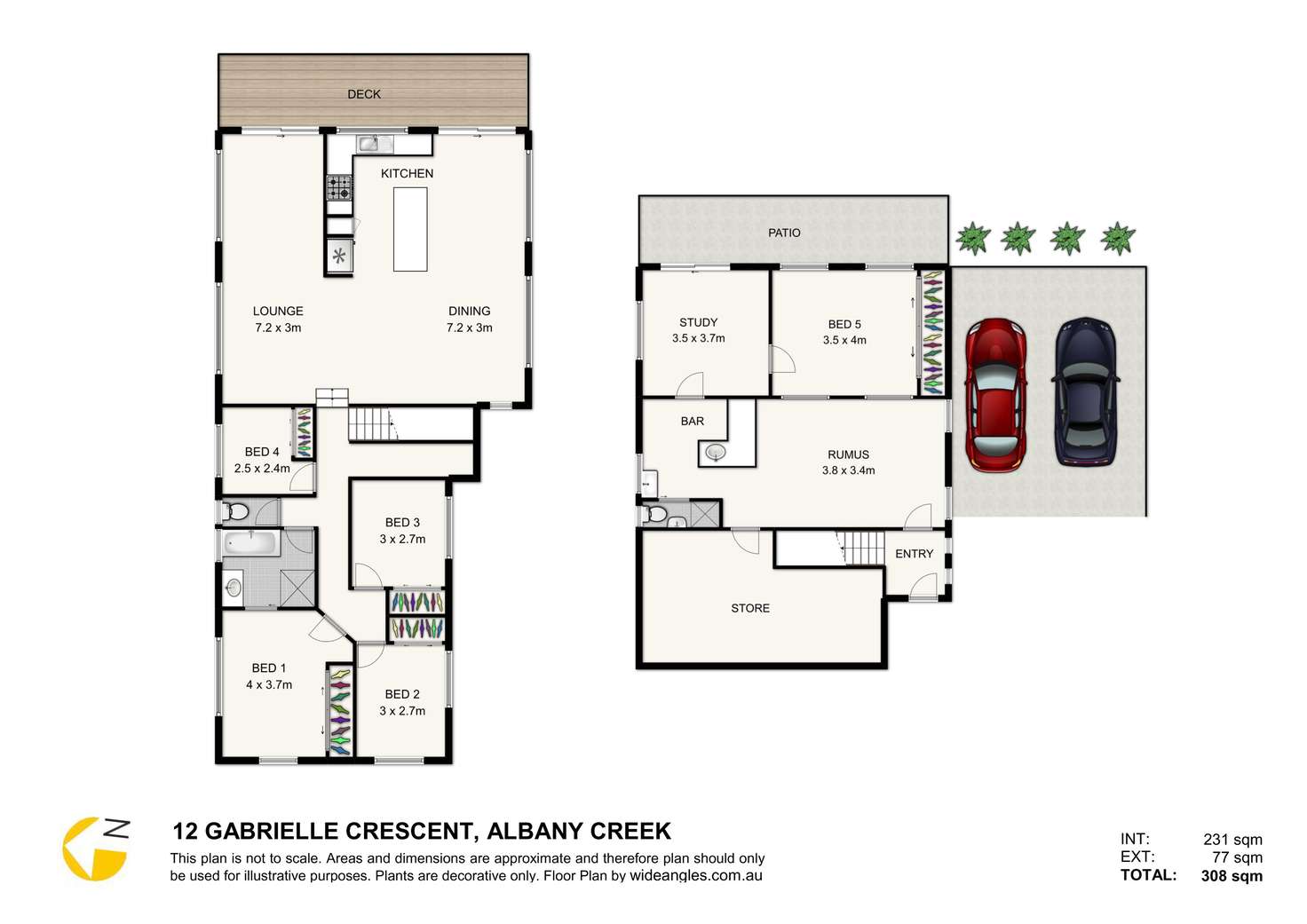 Floorplan of Homely house listing, 12 Gabrielle Court, Albany Creek QLD 4035