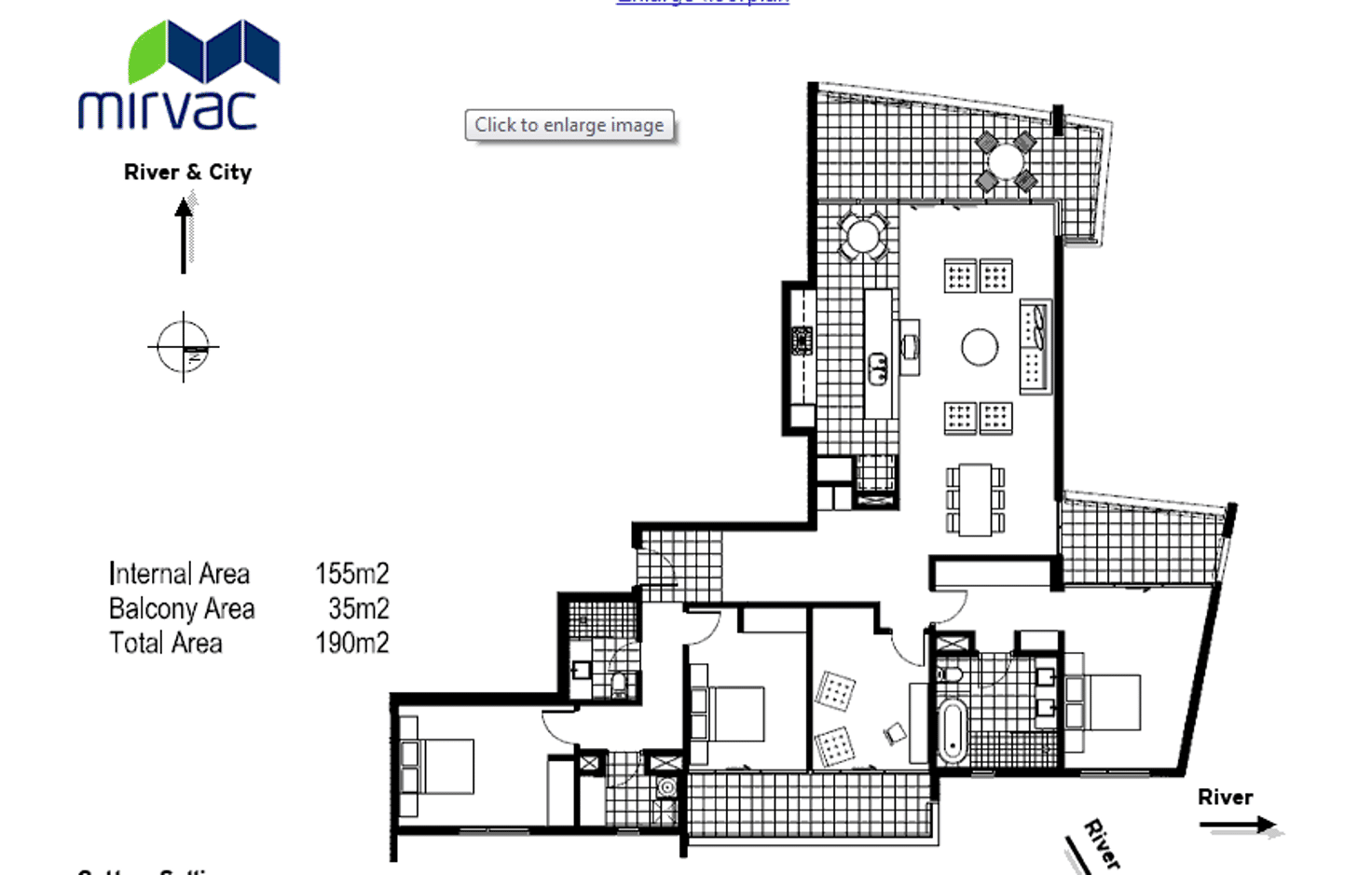 Floorplan of Homely apartment listing, 1405/30 The Circus, Burswood WA 6100