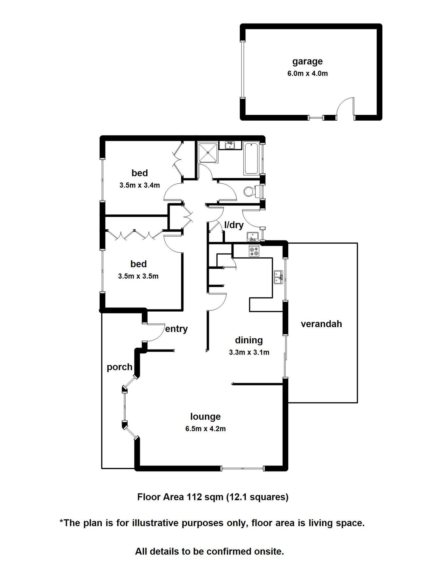 Floorplan of Homely unit listing, 1/24 Turner Street, Berwick VIC 3806