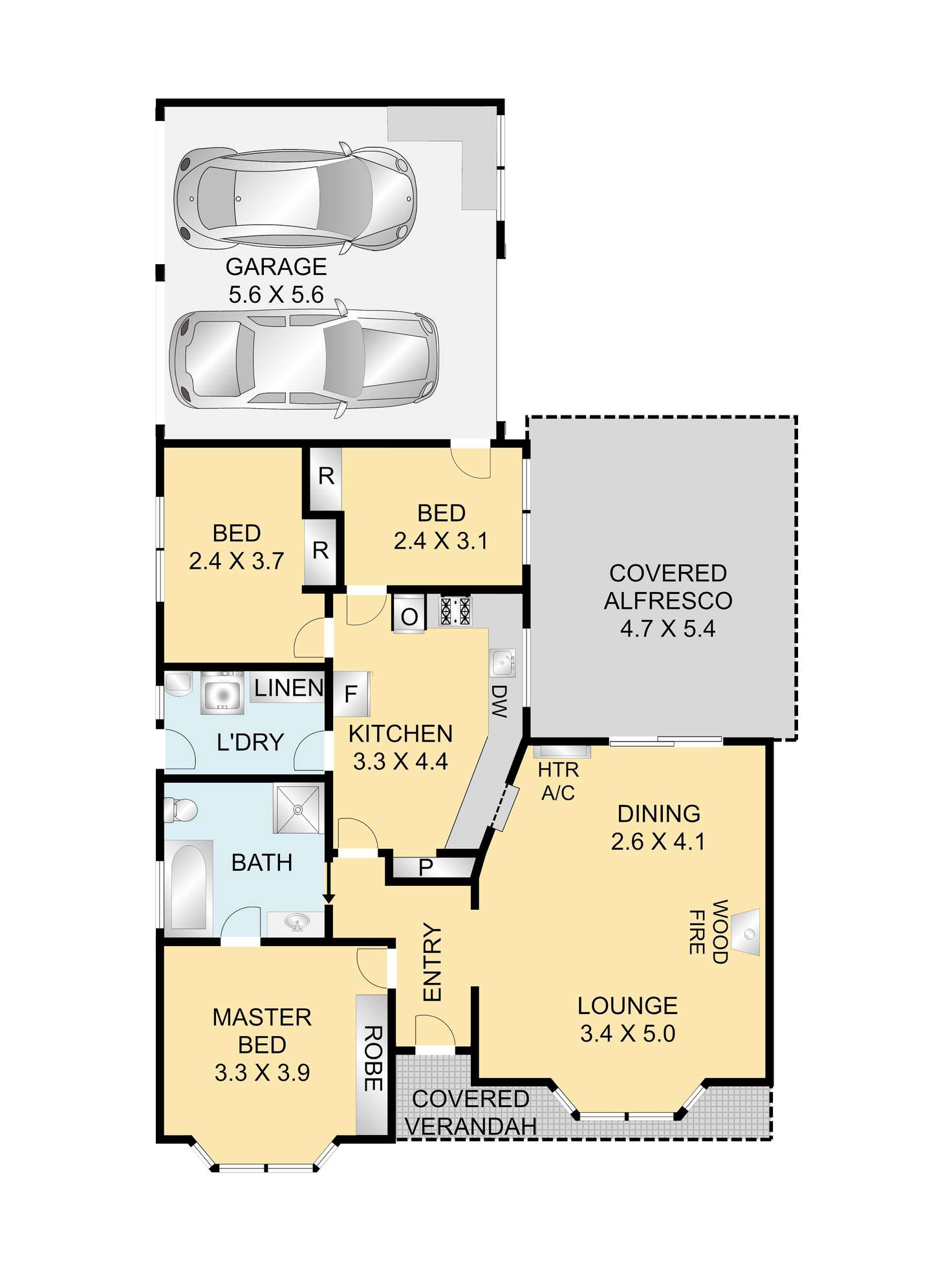 Floorplan of Homely house listing, 23 Highmont Drive, Belmont VIC 3216