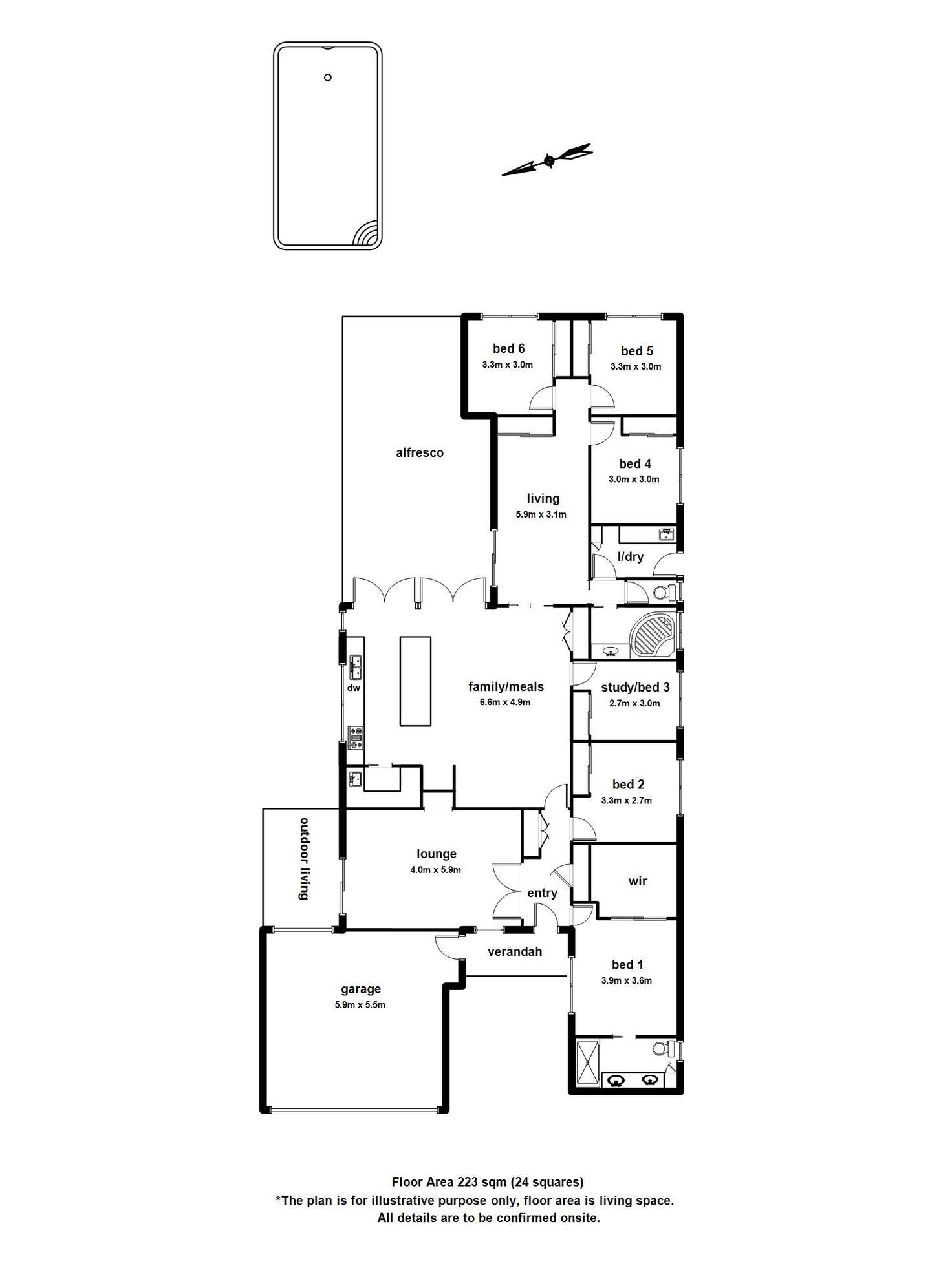 Floorplan of Homely house listing, 11 Kerry Close, Berwick VIC 3806