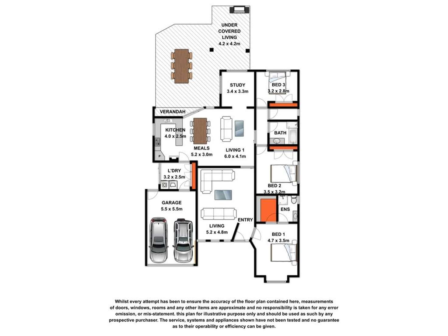 Floorplan of Homely house listing, 17 Kennedy Street, Hamilton VIC 3300