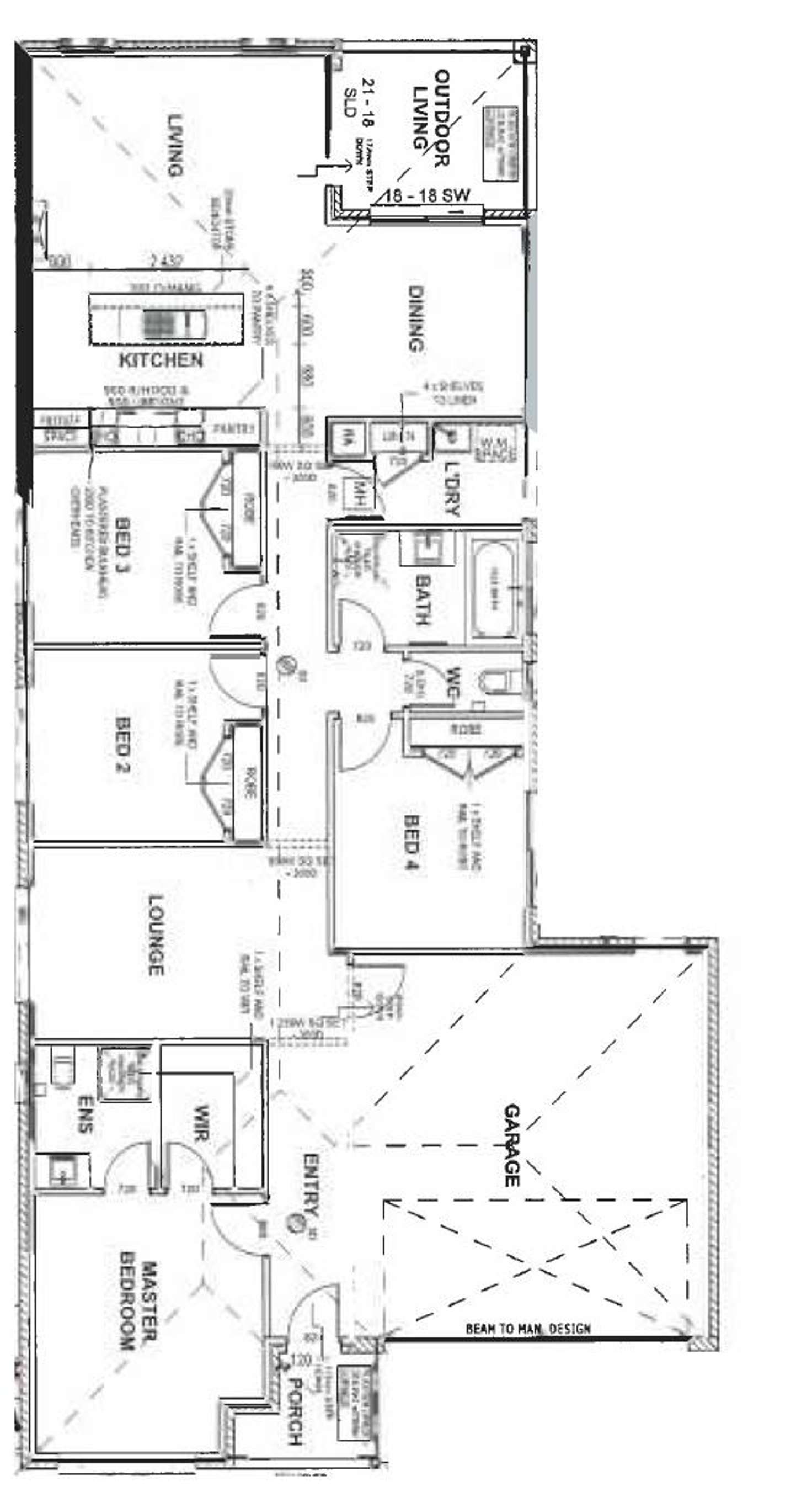 Floorplan of Homely house listing, 26 Chambers Crescent, Cranbourne North VIC 3977