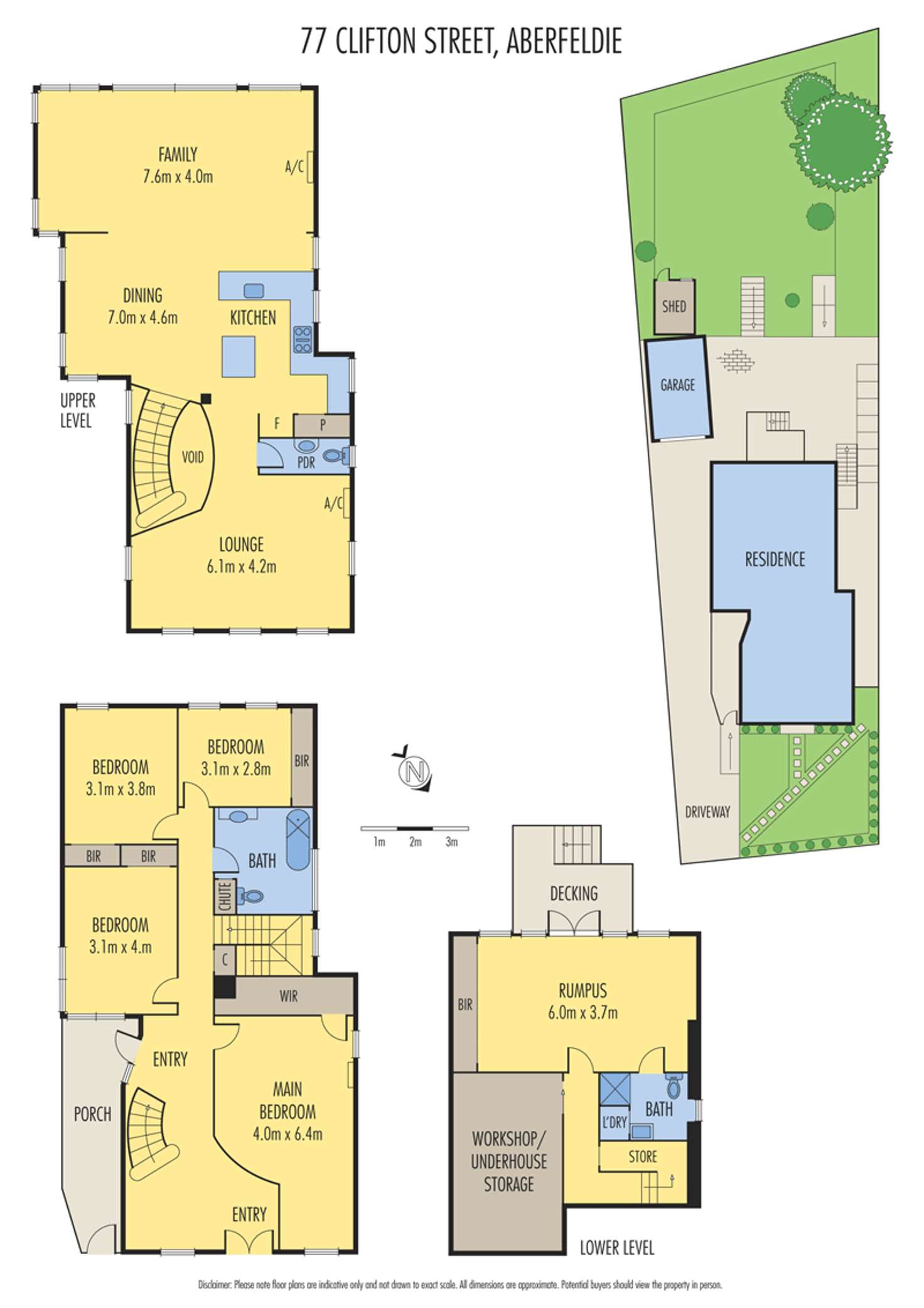 Floorplan of Homely house listing, 77 Clifton Street, Aberfeldie VIC 3040