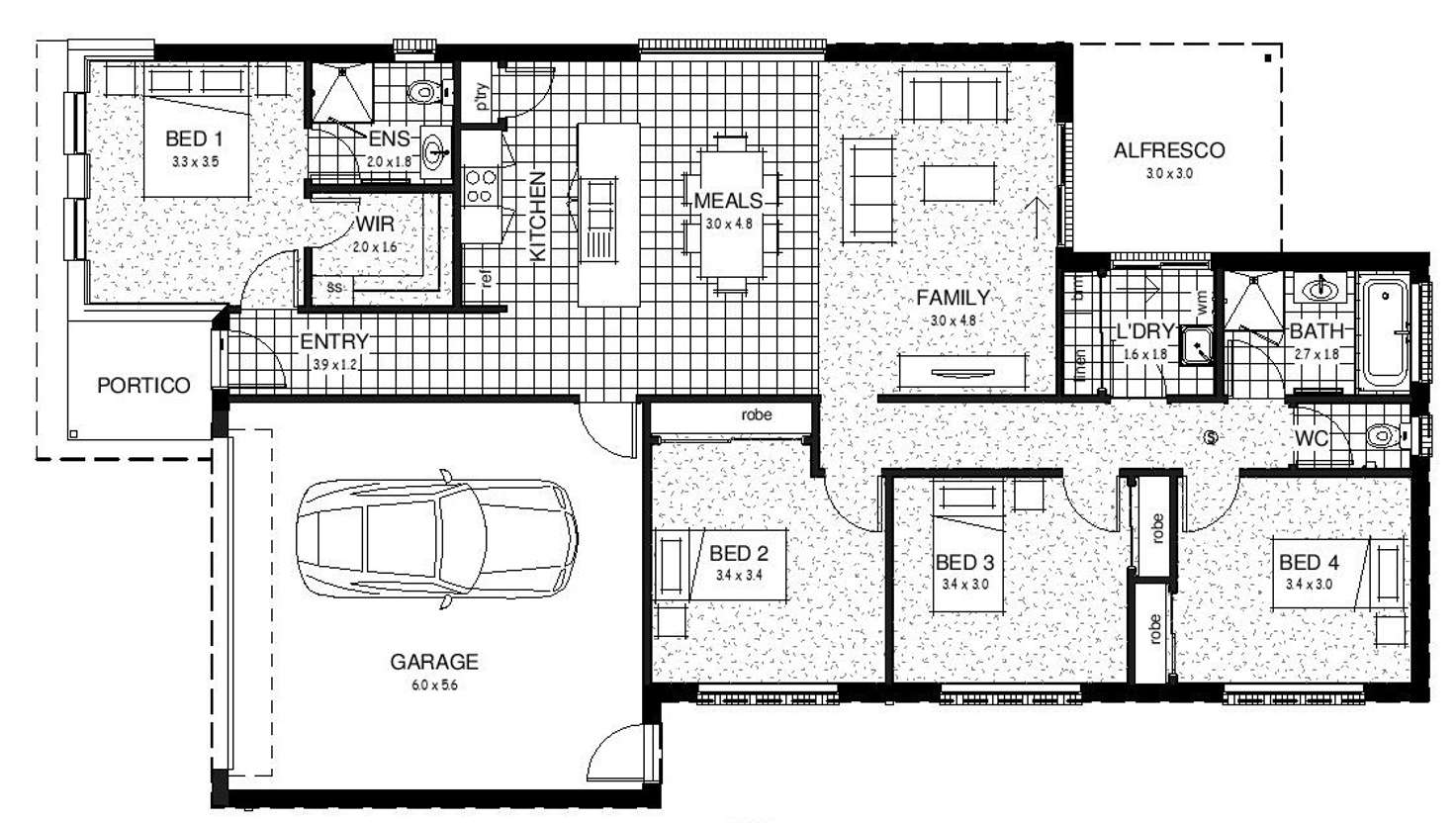 Floorplan of Homely house listing, 94 Greta Drive, Hamilton Valley NSW 2641