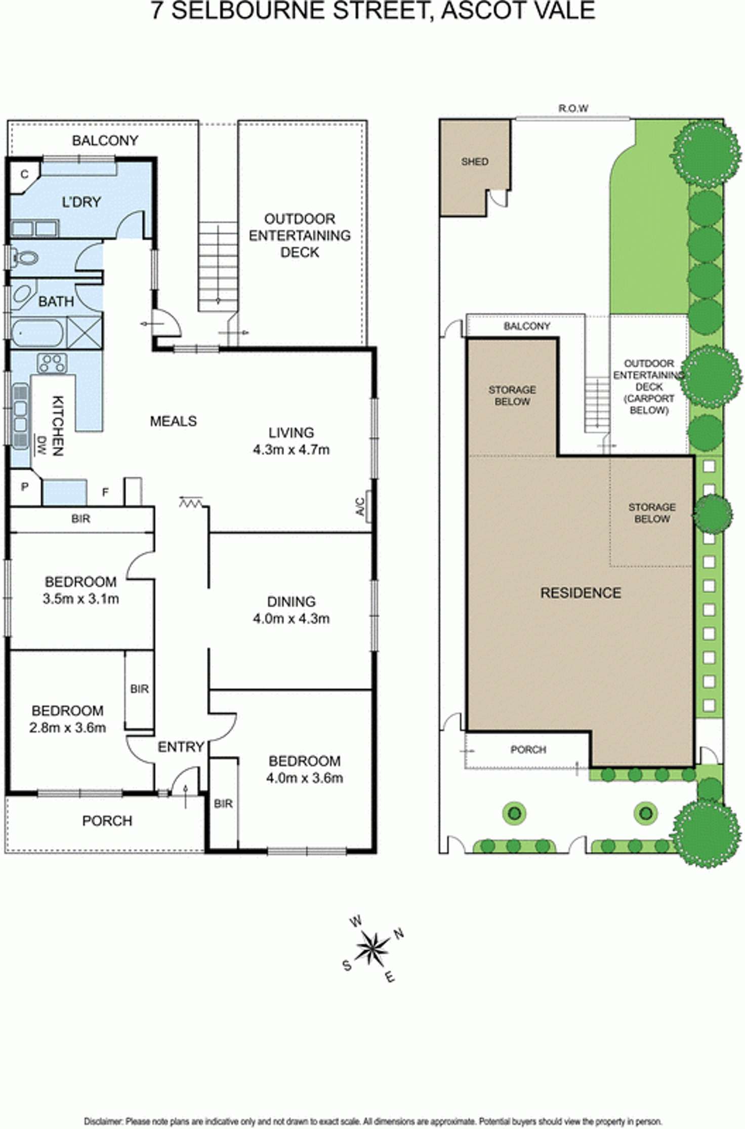 Floorplan of Homely house listing, 7 Selbourne Street, Ascot Vale VIC 3032