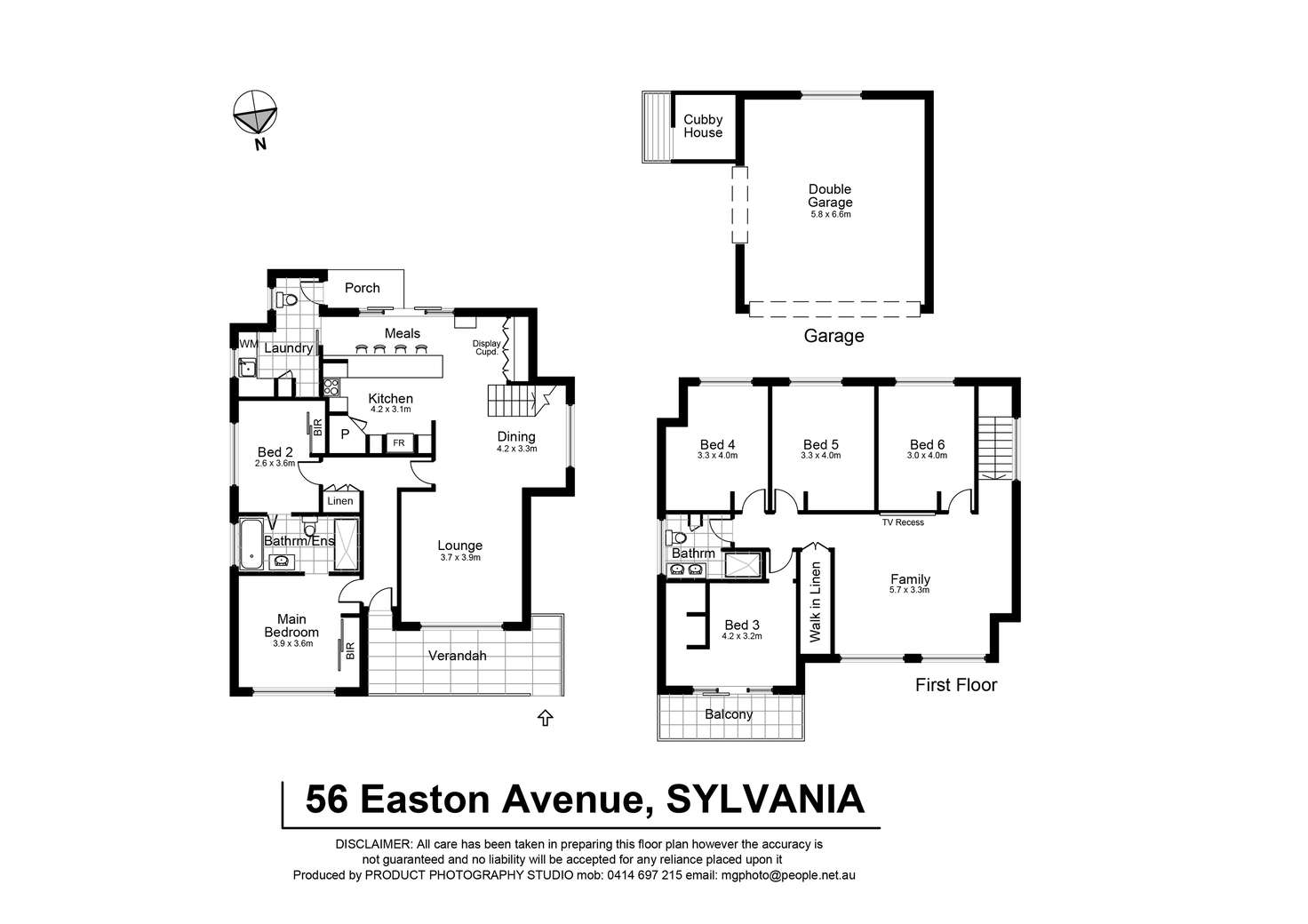 Floorplan of Homely house listing, 56 Easton Avenue, Sylvania NSW 2224