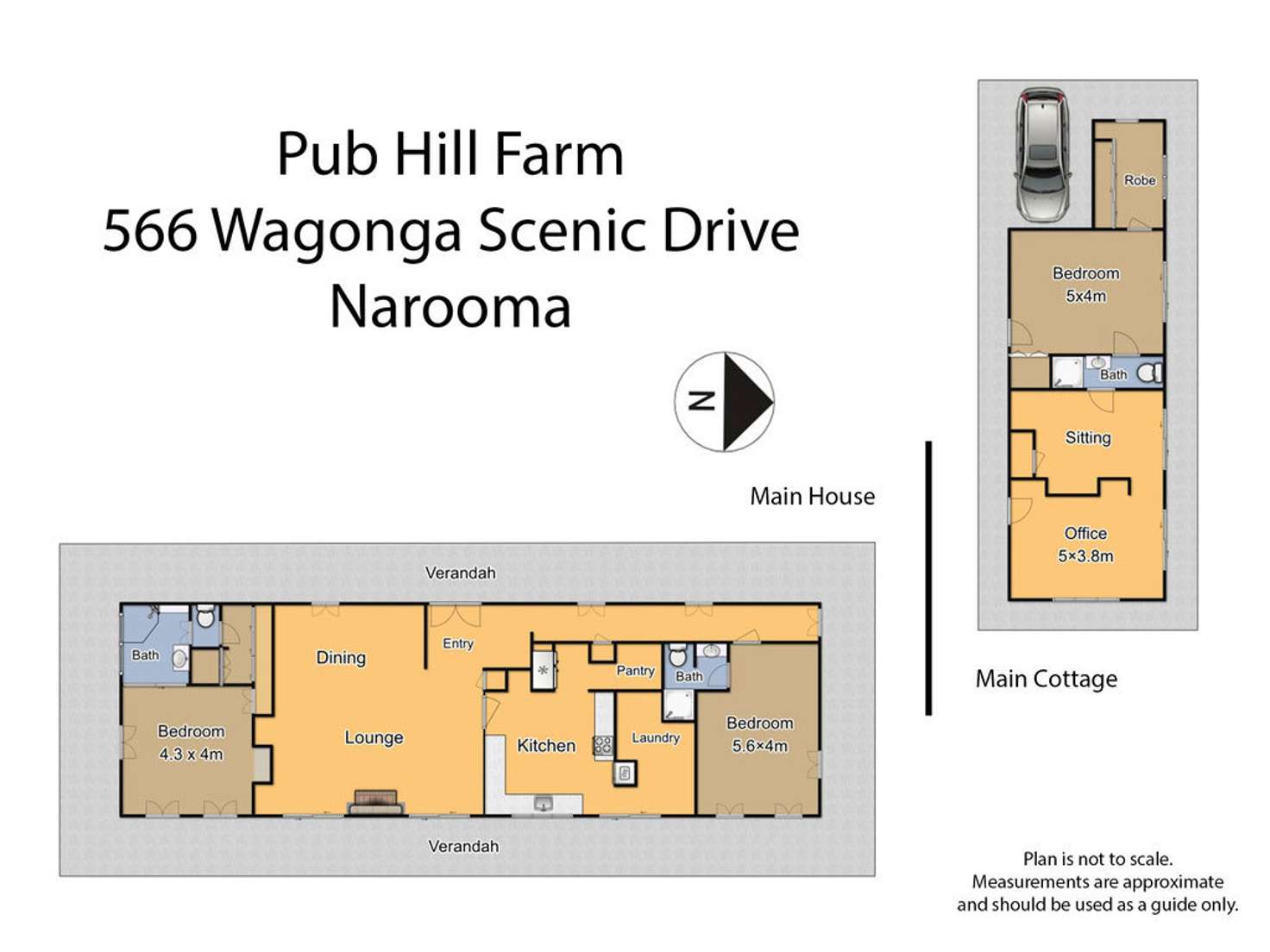 Floorplan of Homely lifestyle listing, 566 Wagonga Scenic Drive, Narooma NSW 2546