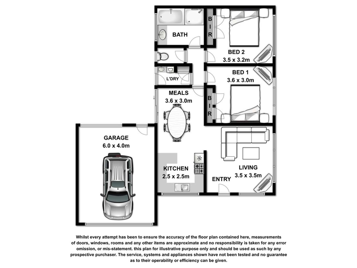 Floorplan of Homely unit listing, 1/1 Cassie Close, Warrnambool VIC 3280