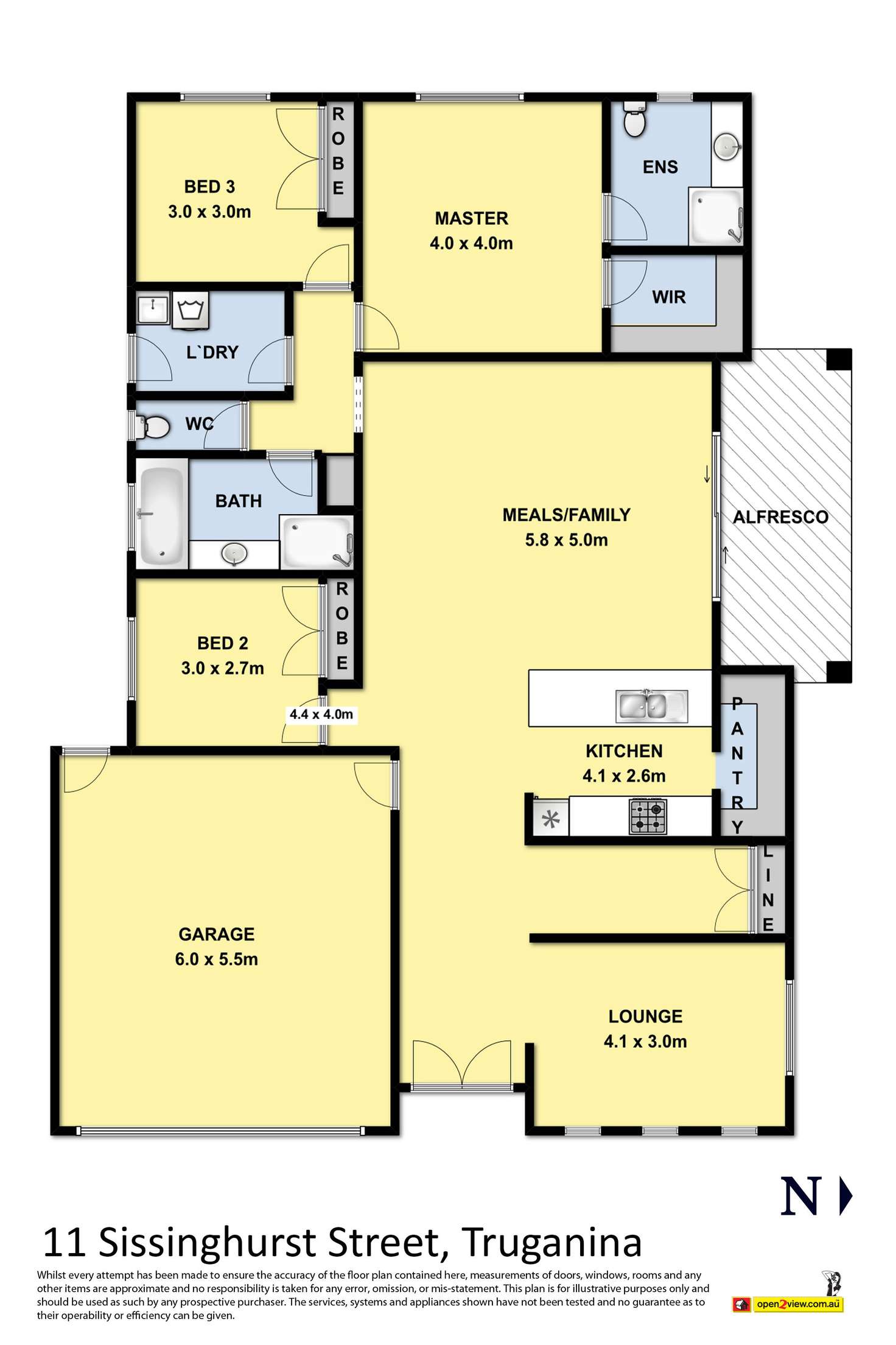 Floorplan of Homely house listing, 11 Sissinghurst Street, Truganina VIC 3029