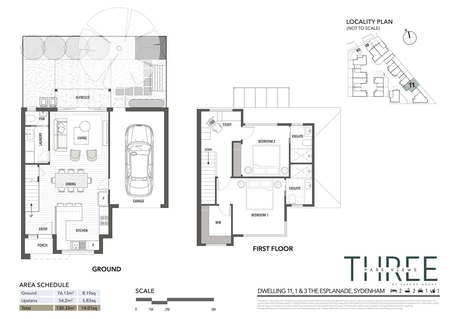 Floorplan of Homely townhouse listing, 11/1-3 The Esplanade, Sydenham VIC 3037