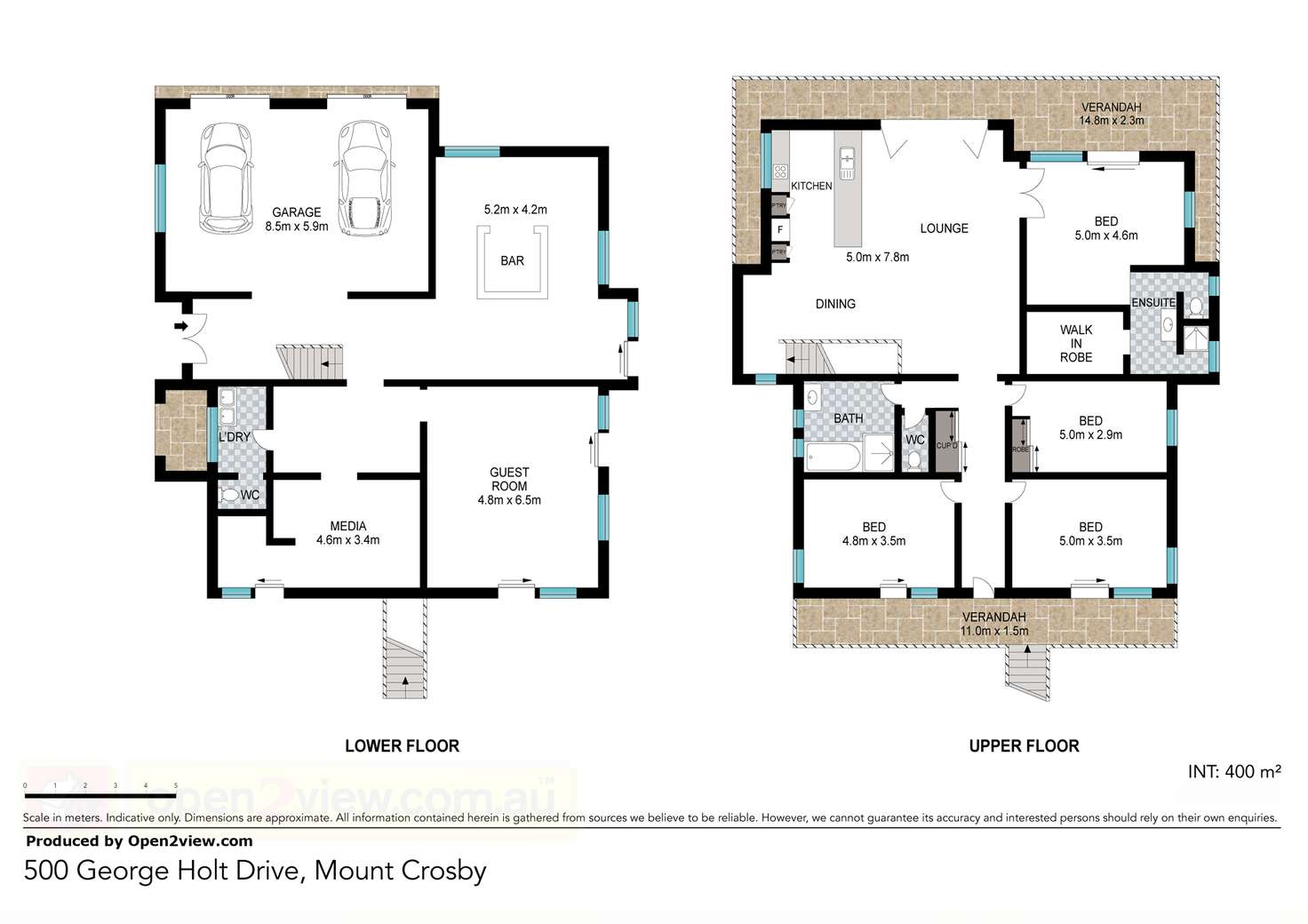 Floorplan of Homely acreageSemiRural listing, 500 George Holt Drive, Mount Crosby QLD 4306