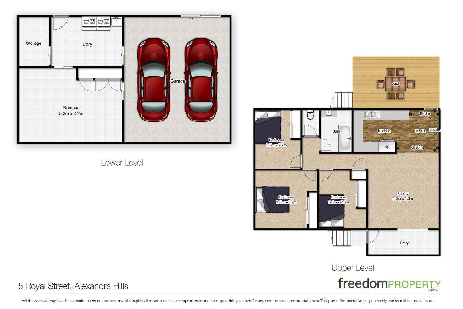Floorplan of Homely house listing, 5 Royal Street, Alexandra Hills QLD 4161