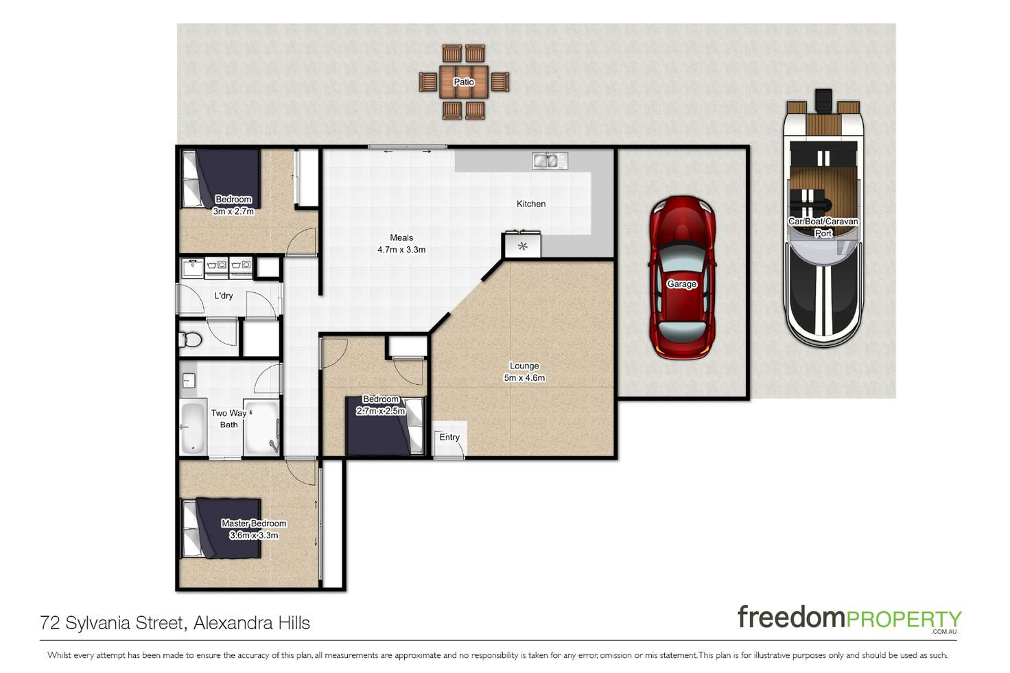 Floorplan of Homely house listing, 72 Sylvania Street, Alexandra Hills QLD 4161