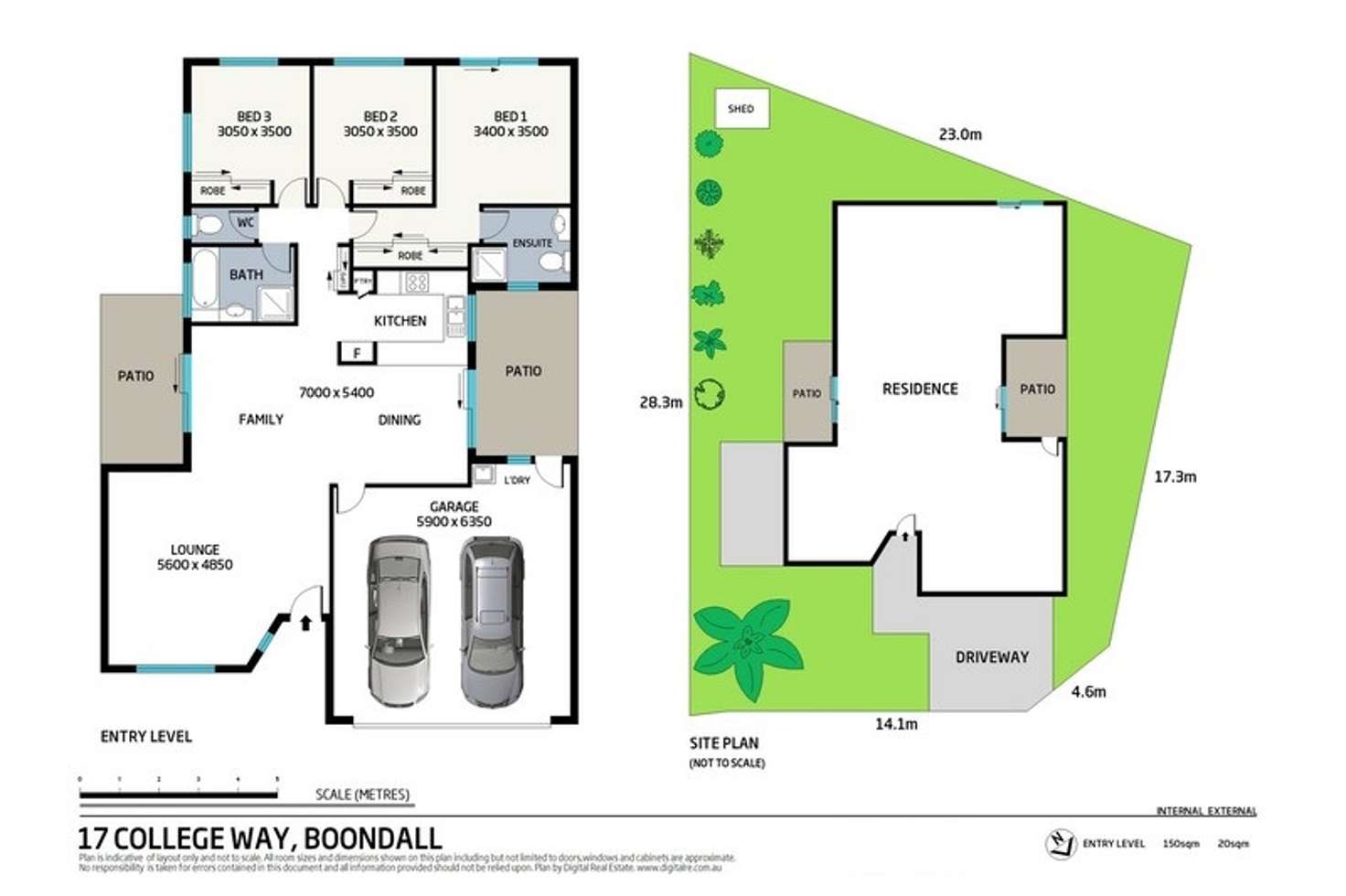 Floorplan of Homely house listing, 17 College Way, Boondall QLD 4034