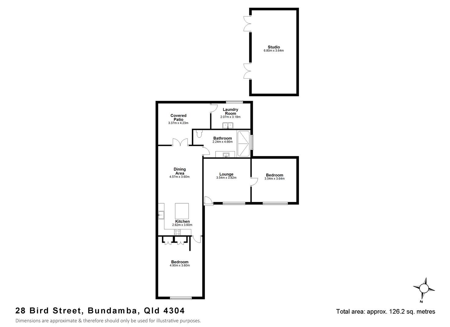 Floorplan of Homely house listing, 28 Bird Street, Bundamba QLD 4304