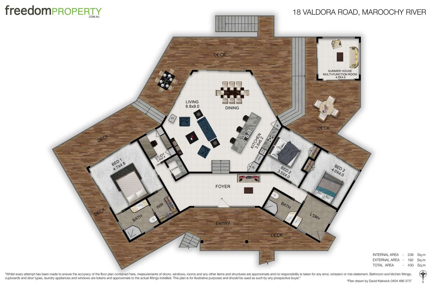 Floorplan of Homely house listing, 18 Valdora Road, Maroochy River QLD 4561
