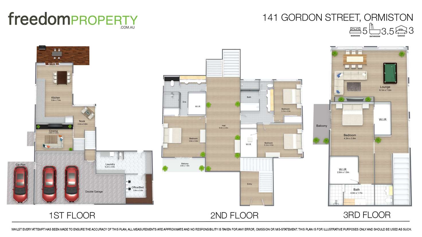 Floorplan of Homely house listing, 141 Gordon Street, Ormiston QLD 4160