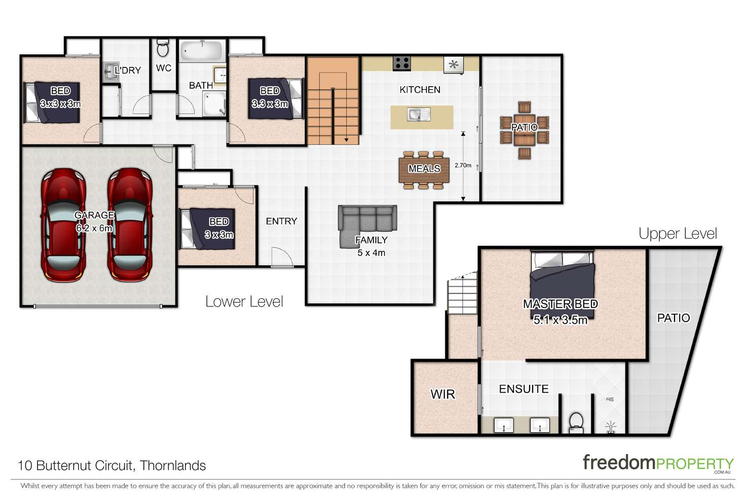 Floorplan of Homely house listing, 10 Butternut Circuit, Thornlands QLD 4164