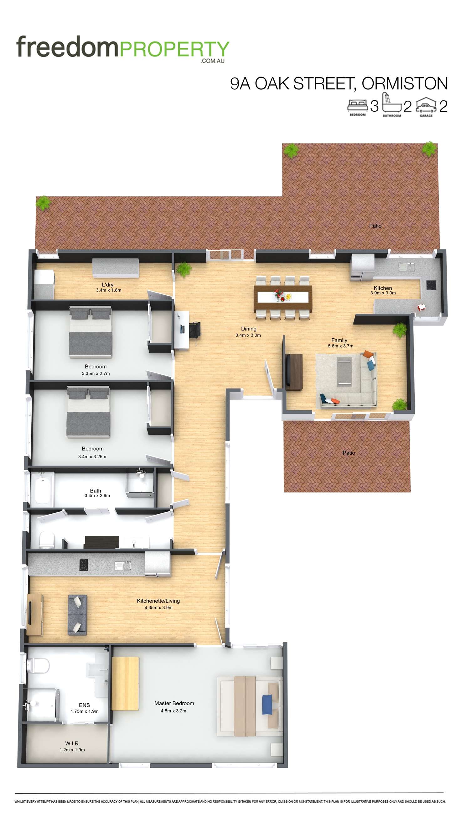 Floorplan of Homely house listing, 9A Oak Street, Ormiston QLD 4160