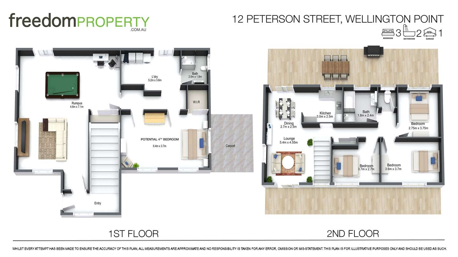 Floorplan of Homely house listing, 12 Peterson Street, Wellington Point QLD 4160